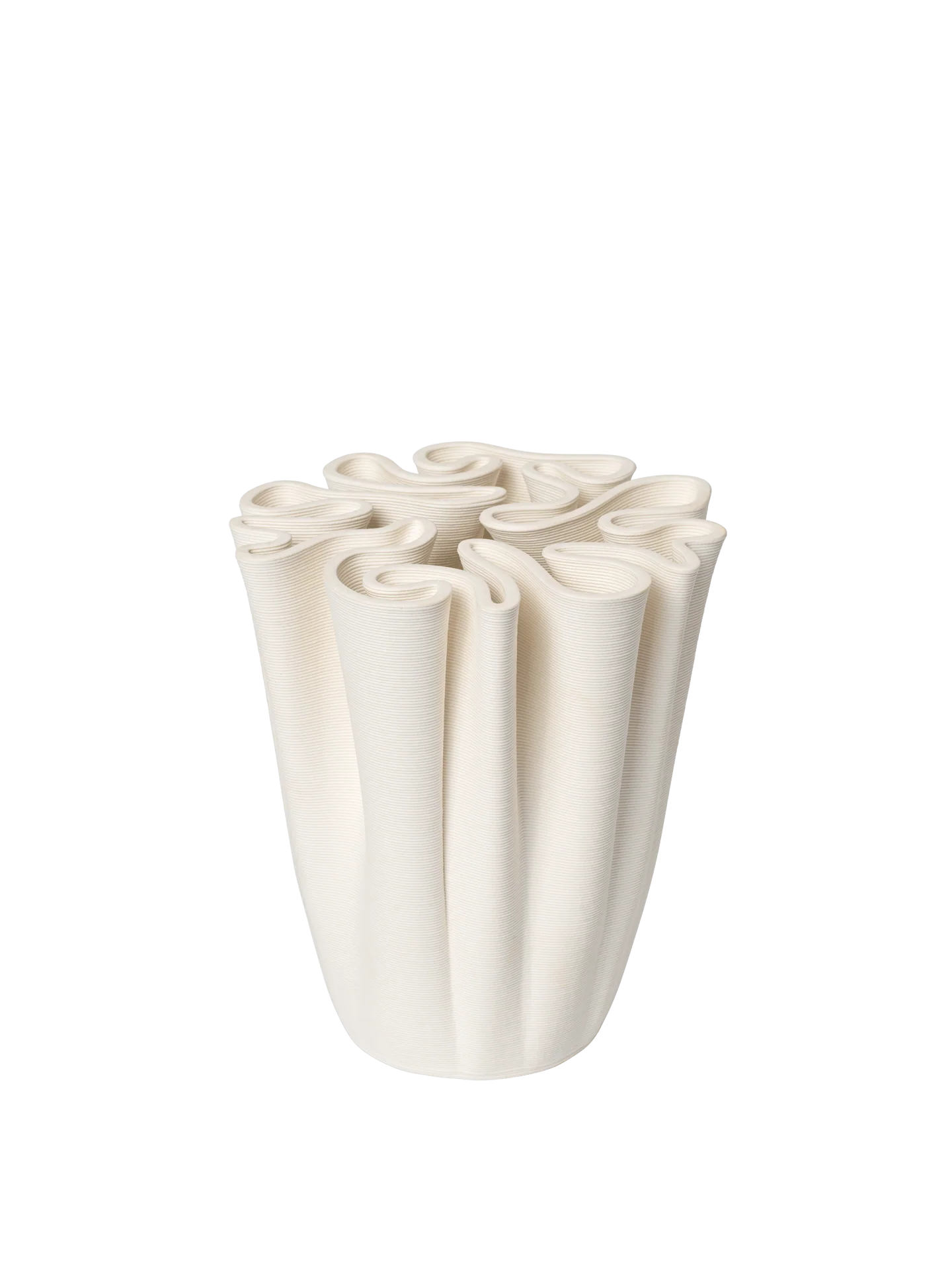 Dedali Vase - Medium - Off-White