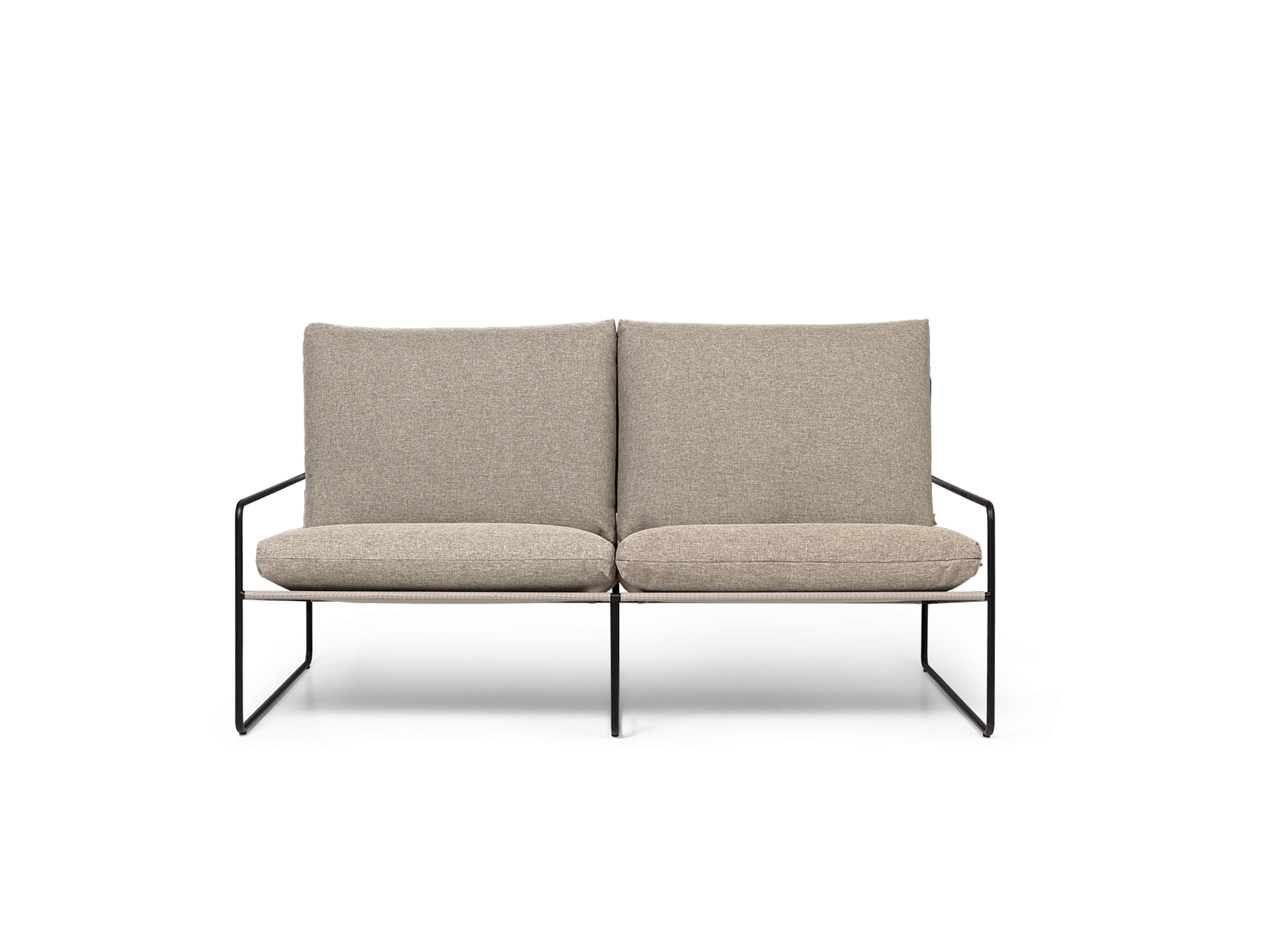 Desert 2-seater - Black - Dolce - Dark Sand