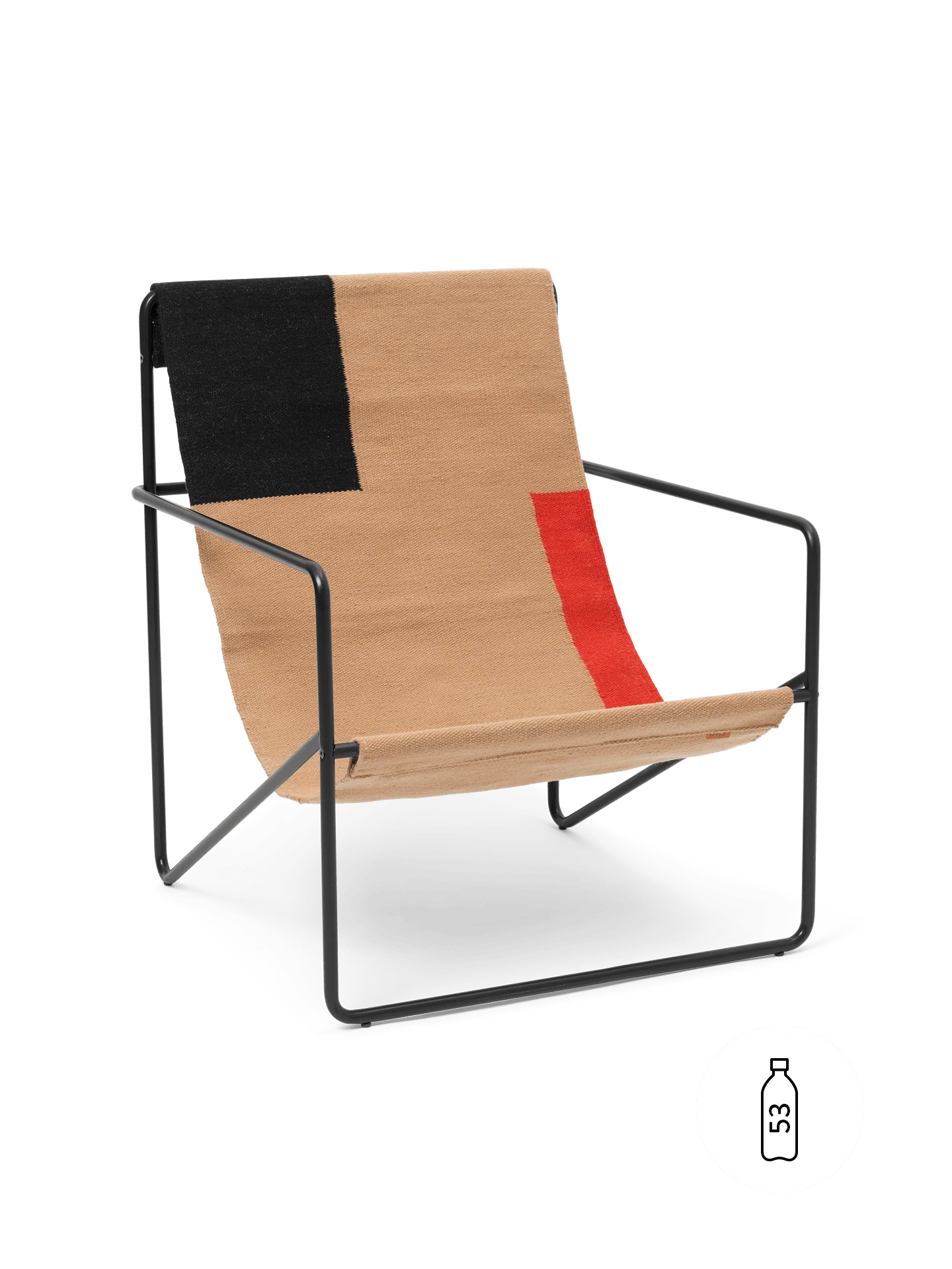 Desert Lounge Chair - Black - Block