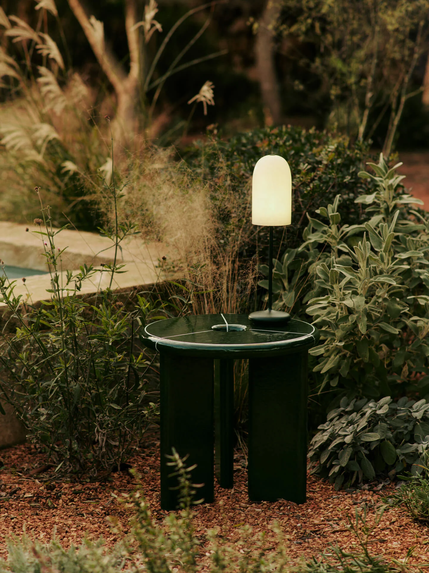 Deya Side Table - Dark Green - Image 5