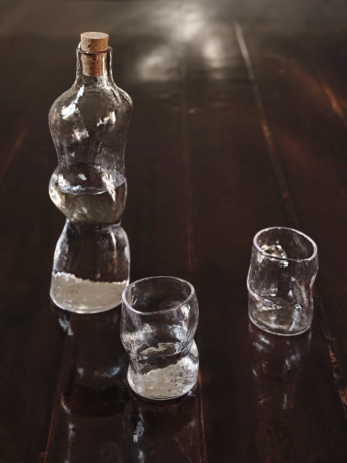 Dimple Glasses - Set of 2 - Clear - Image 3
