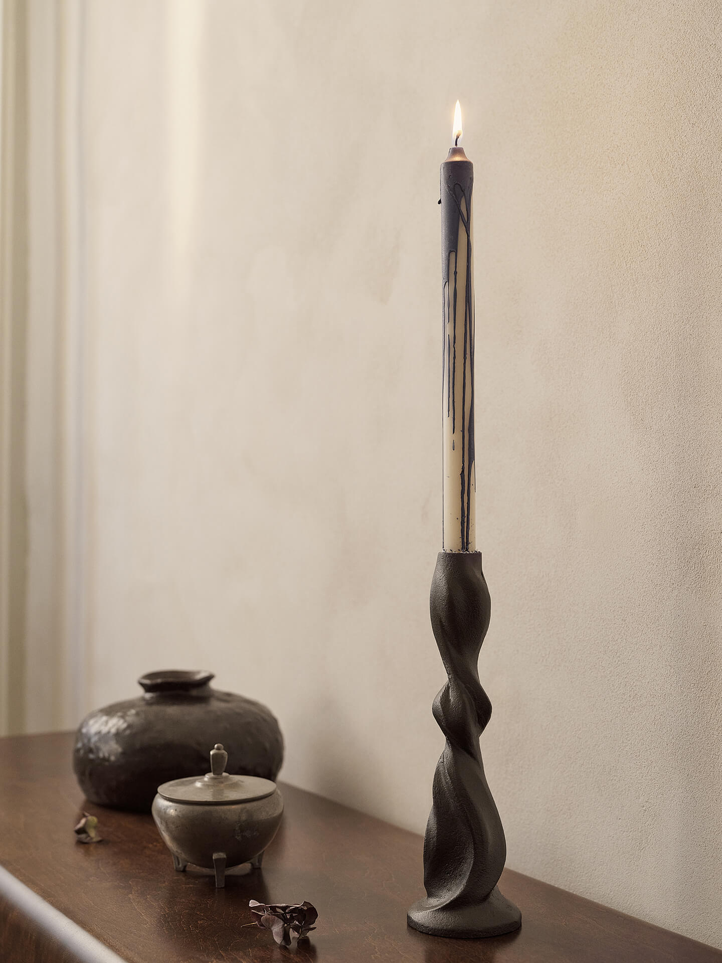 Dryp Candles - Set of 2 - Deep Blue - Image 2