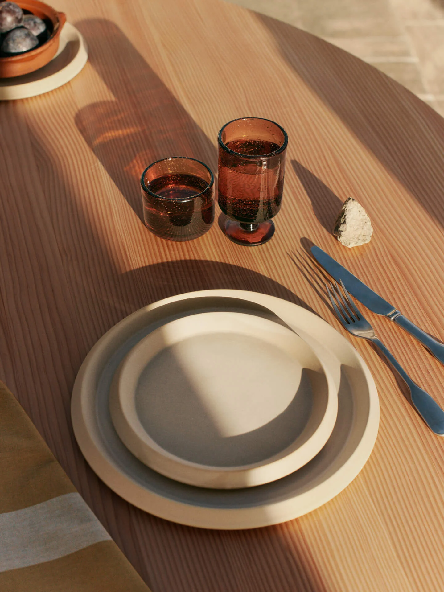 Erena Dinner Plate - Ø29 - Cream - Image 3