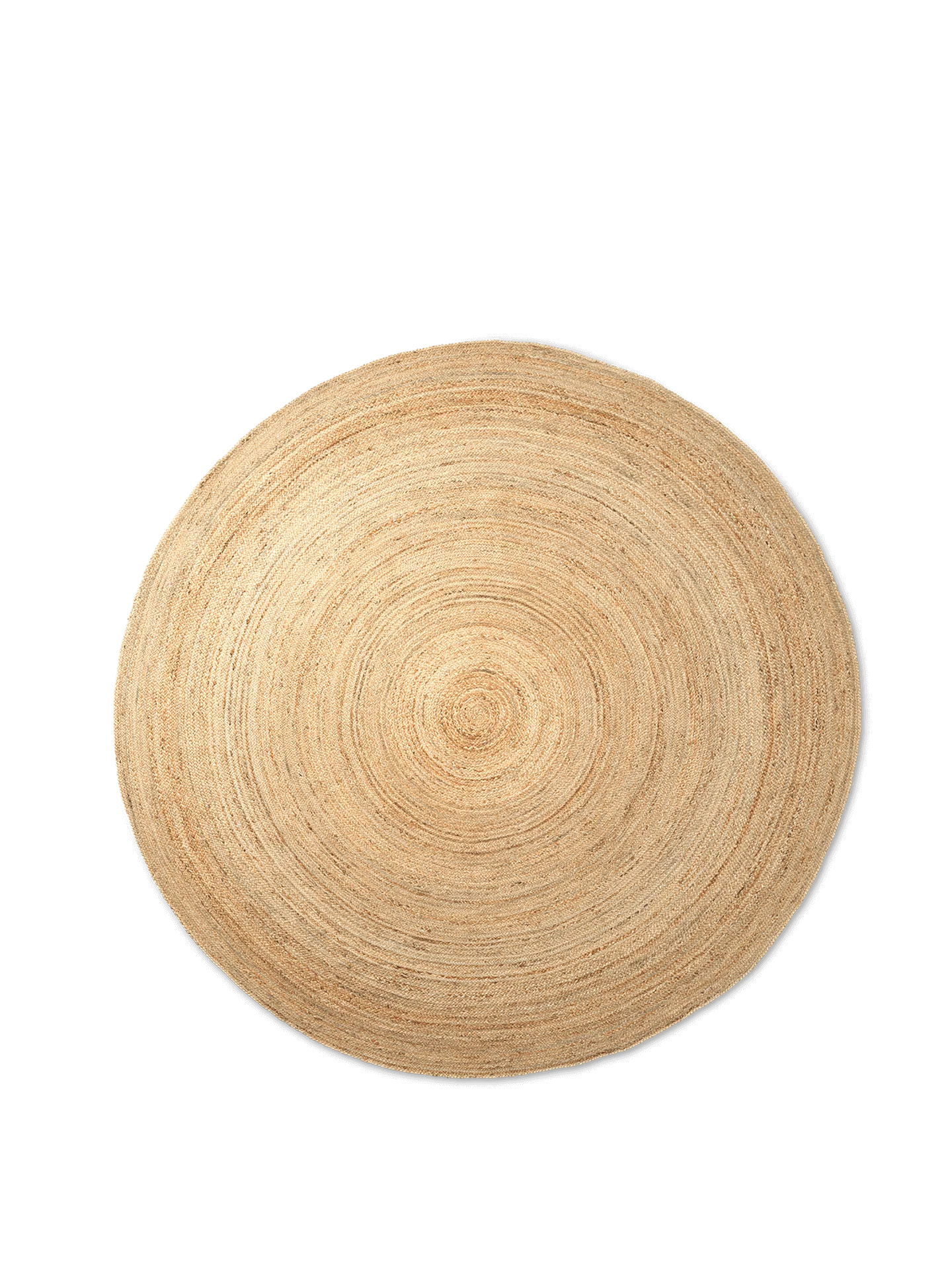 Eternal Round Jute Rug - Natural