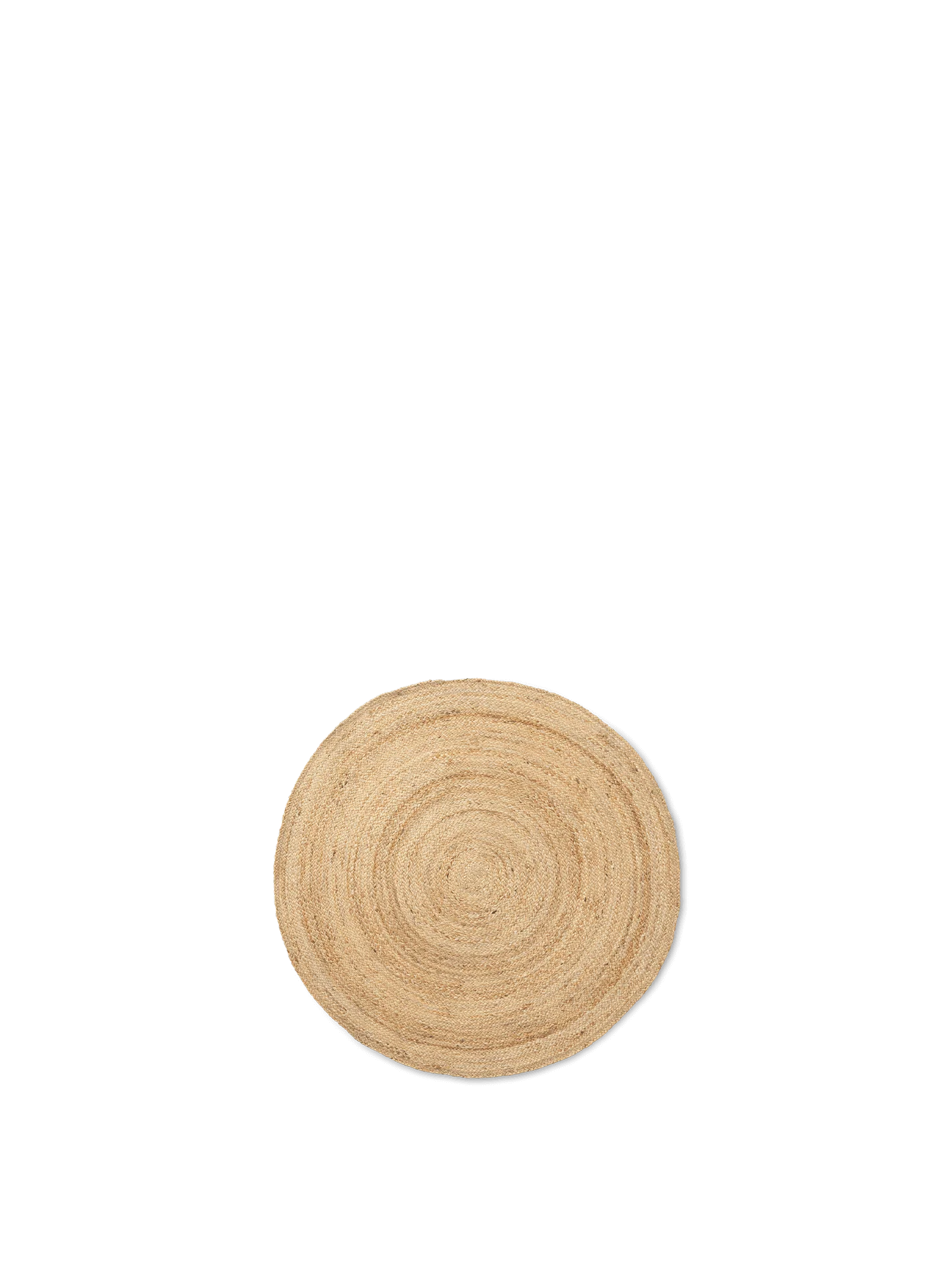 Eternal Round Jute Rug - Natural - Image 4