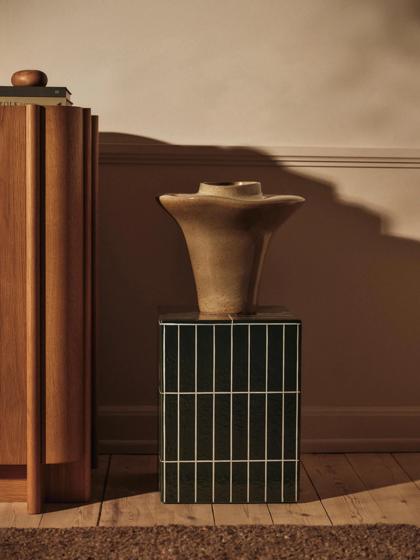 Evio Vase - Large - Elm Green - Image 2