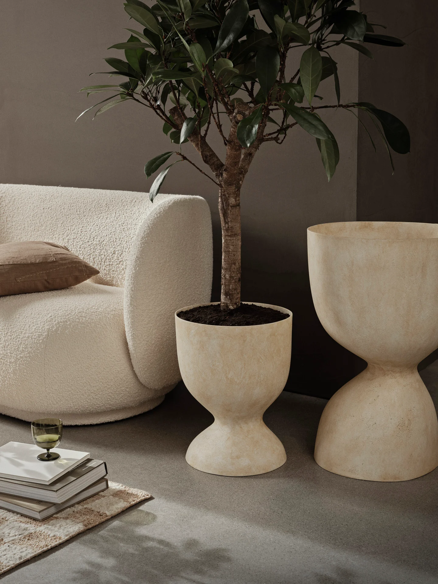 Evoke Pot - Tall - Warm Sand - Image 4