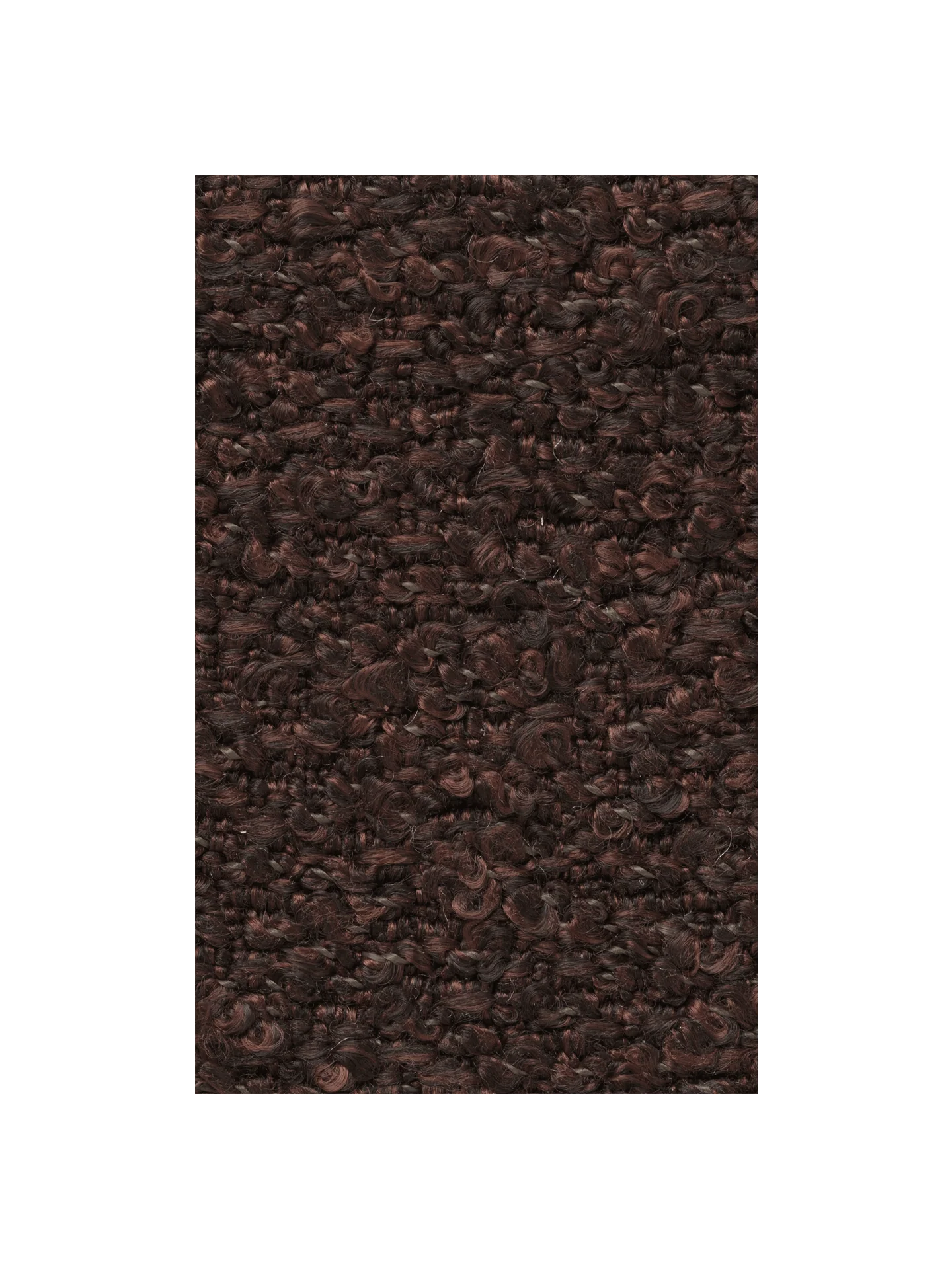 Fabric Sample - Pure Bouclé - Chestnut Brown