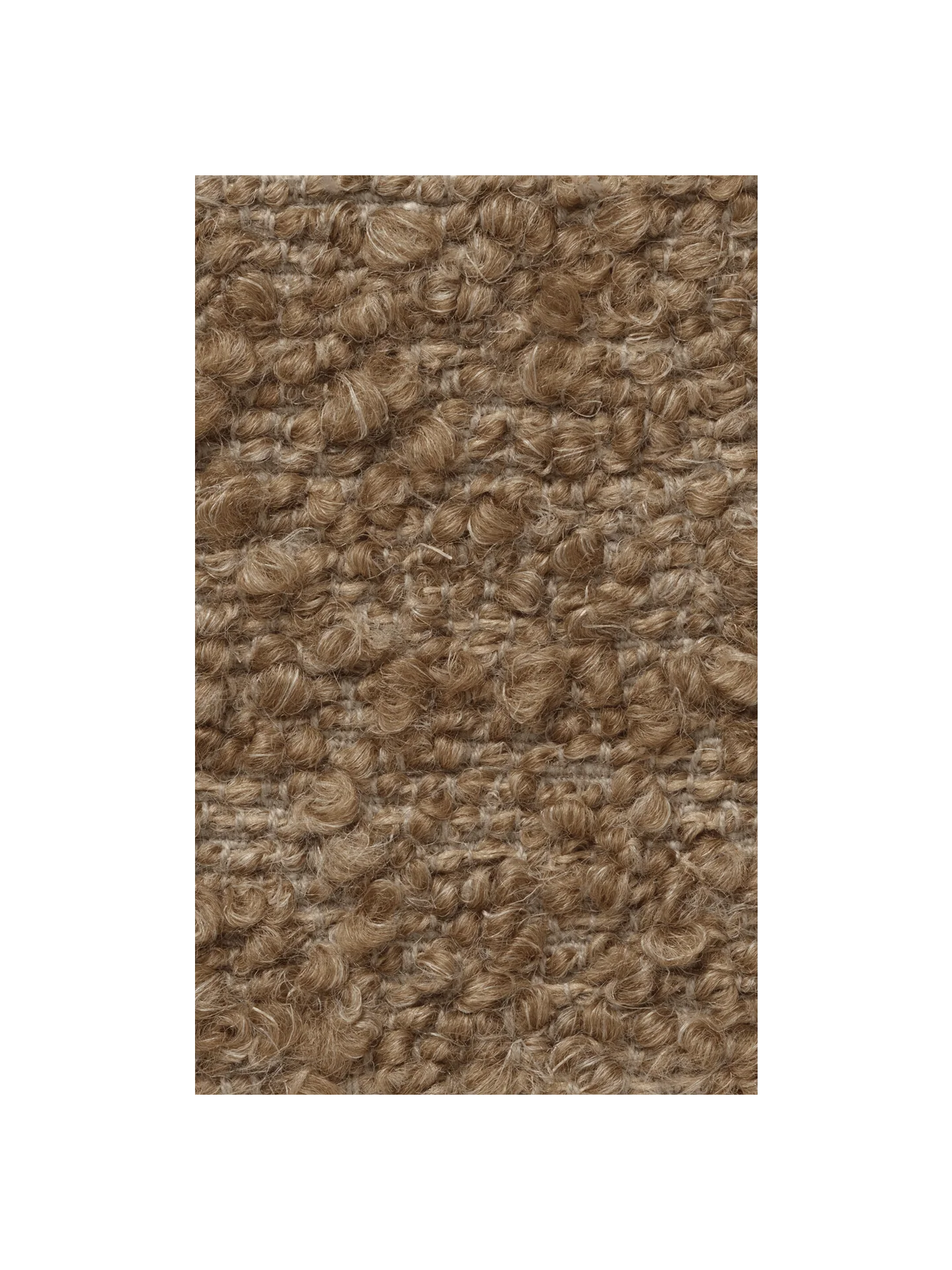 Fabric Sample - Raw Bouclé - Tan