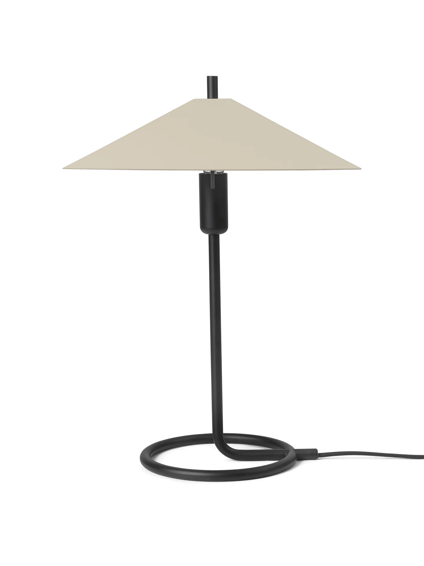 Filo Table Lamp Square - Black/Cashmere - UL