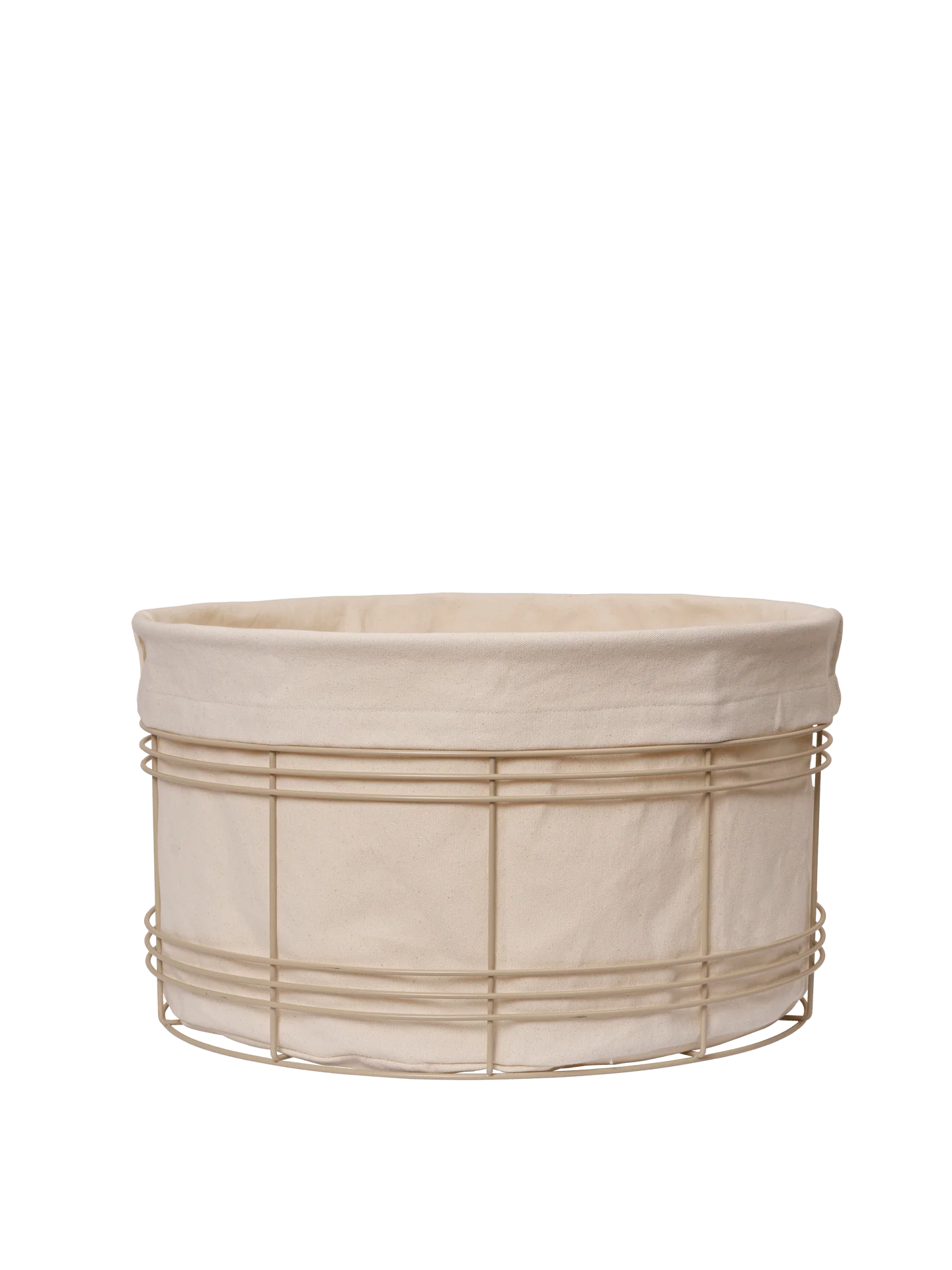 Fio Basket - Low - Cashmere/Natural