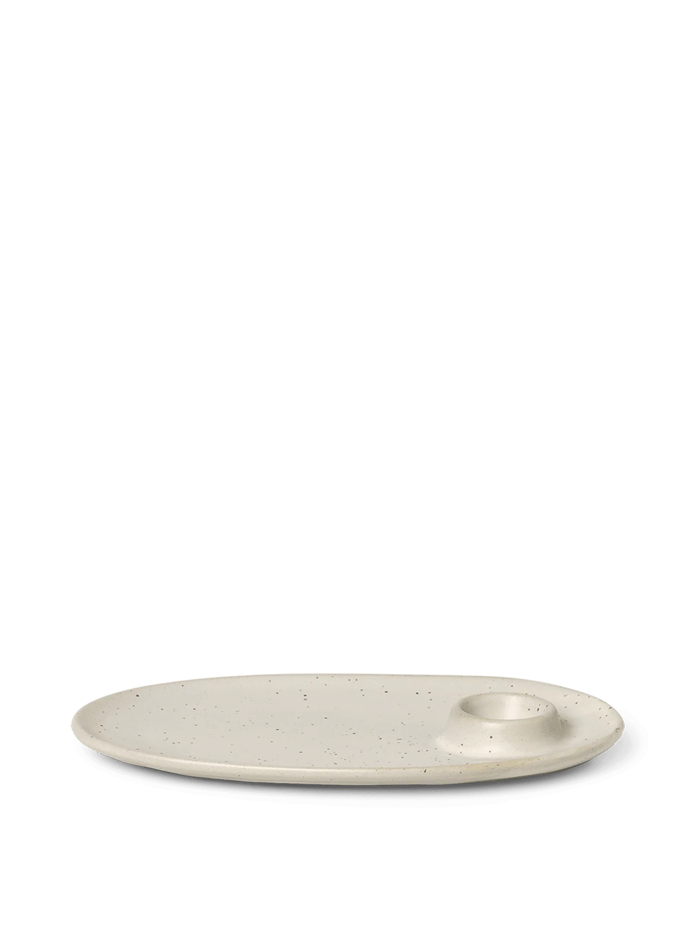 Flow Breakfast Plate - Off-White Speckle