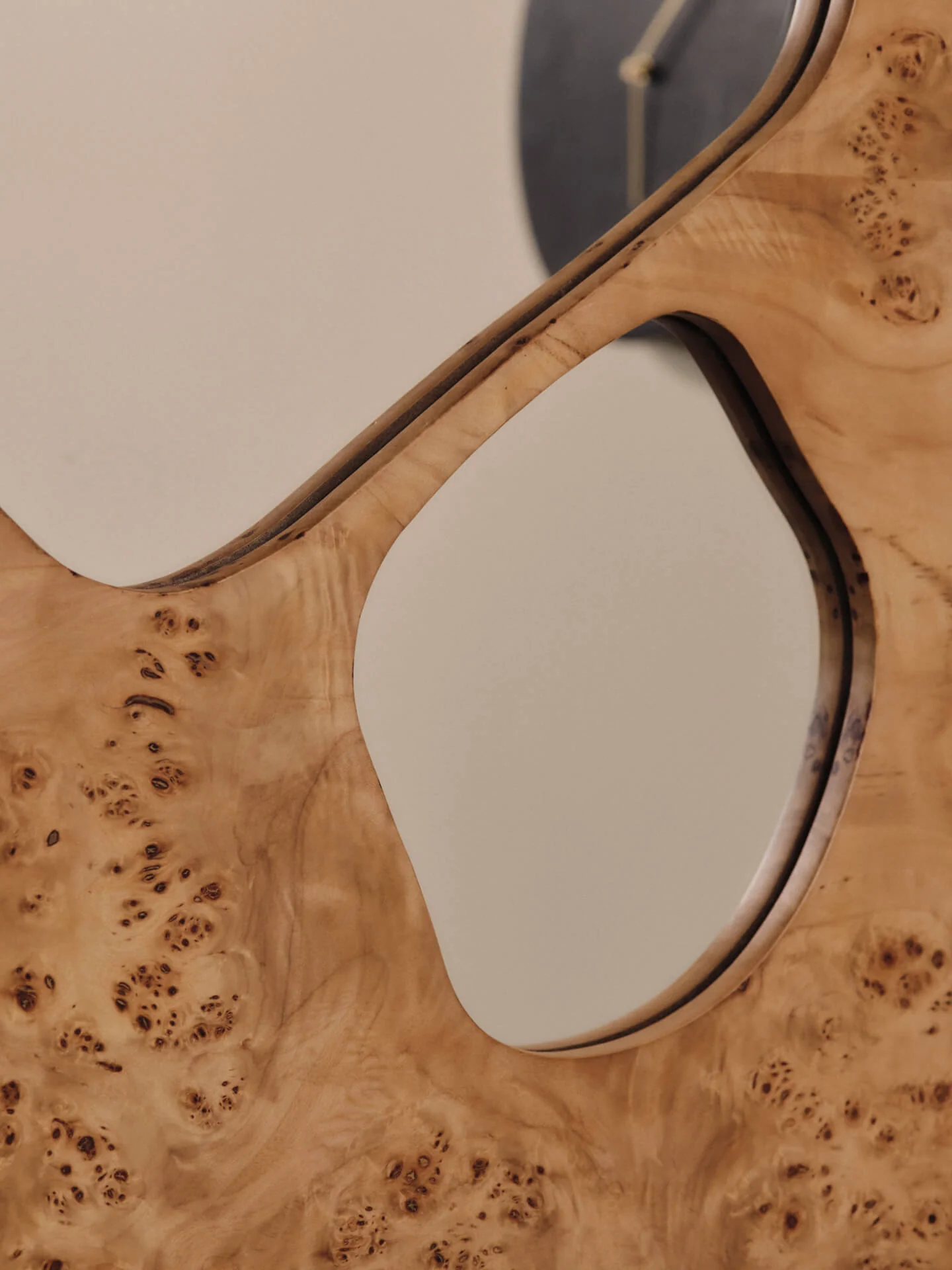 Folia Mirror - Medium - Natural Burl - Image 3