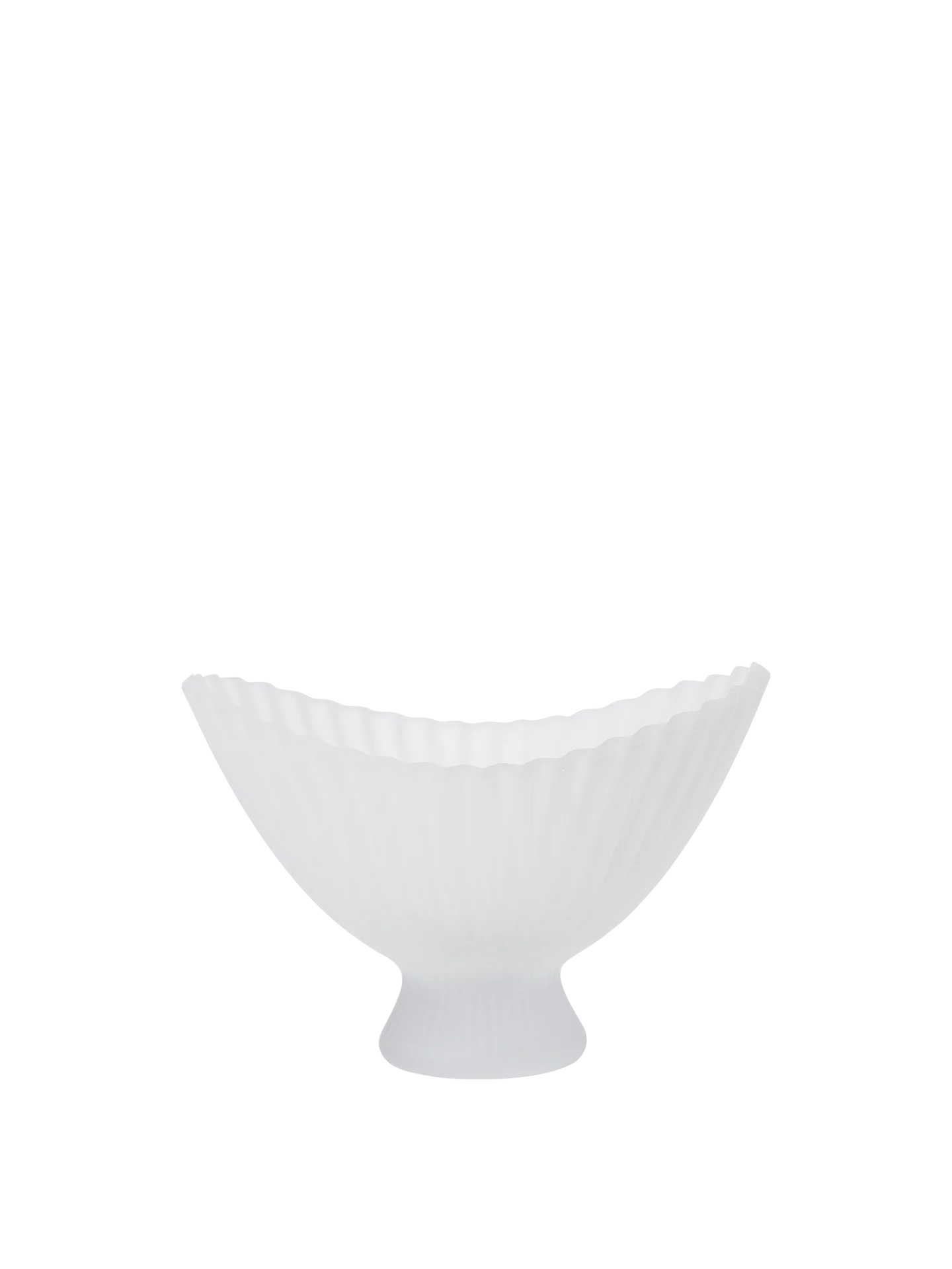 Fountain Glass Bowl - Large - Frosted