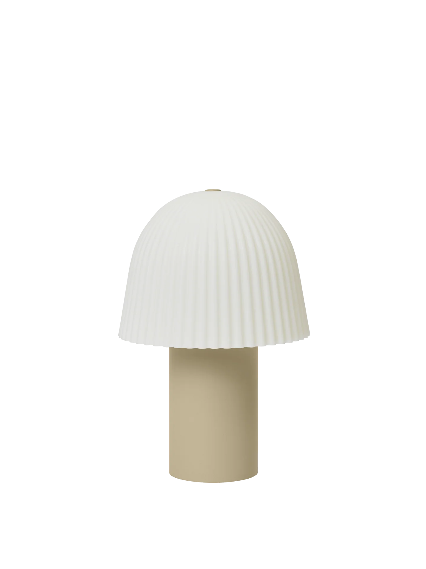 Frill Portable Lamp - Cashmere/White