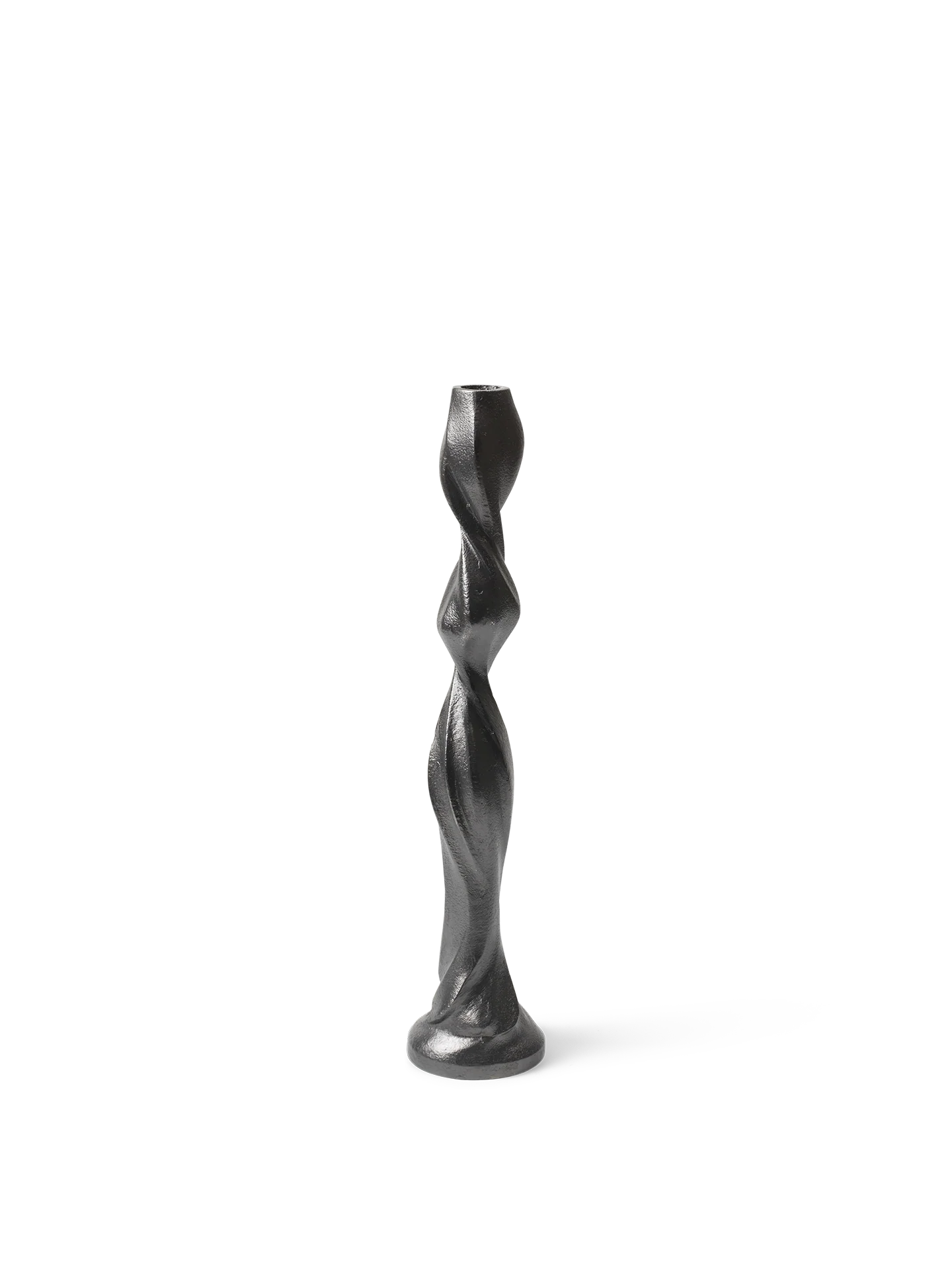 Gale Candle Holder - Large - Blackened Aluminium - Image 3