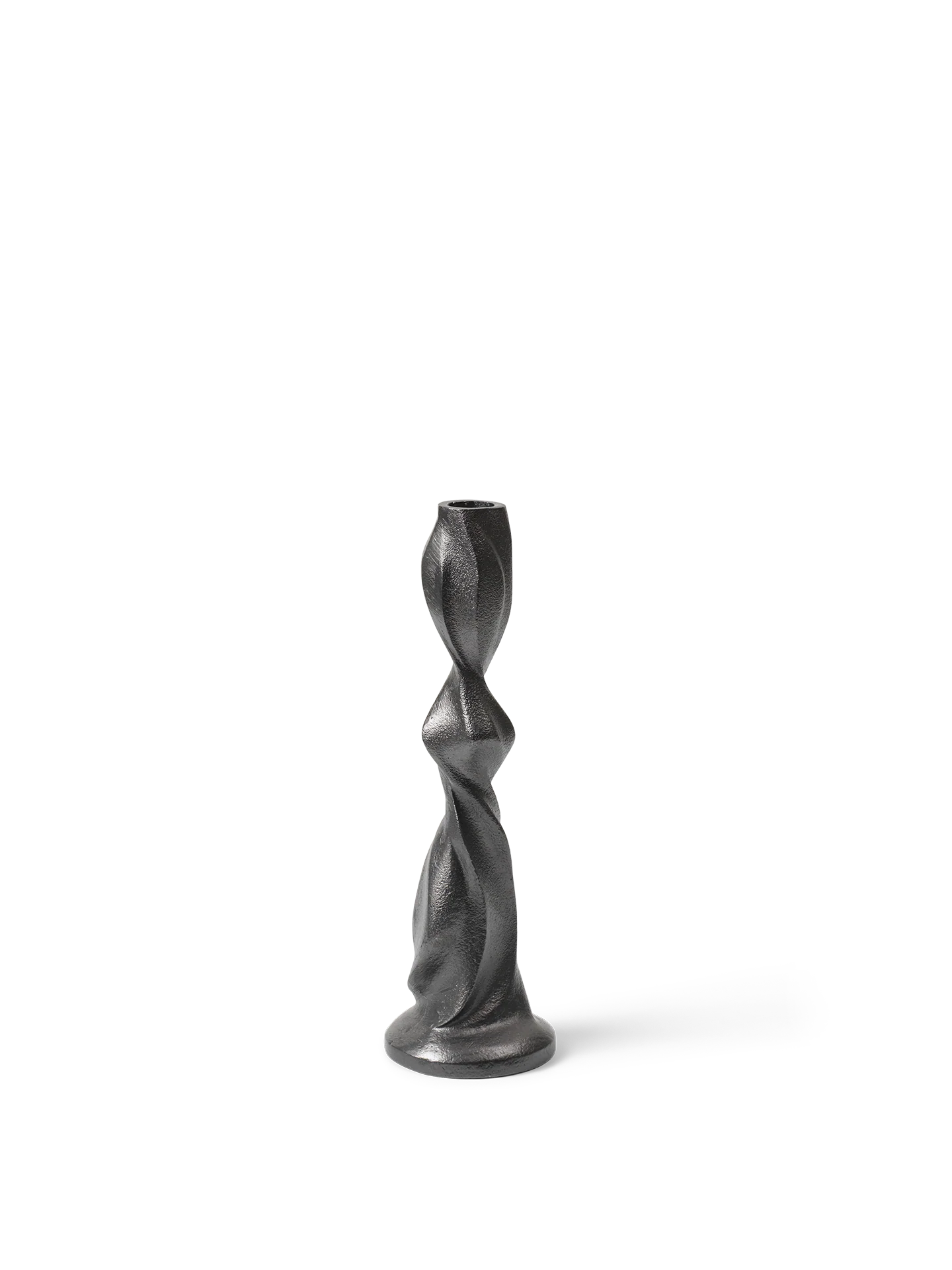 Gale Candle Holder - Medium - Blackened Aluminium - Image 5
