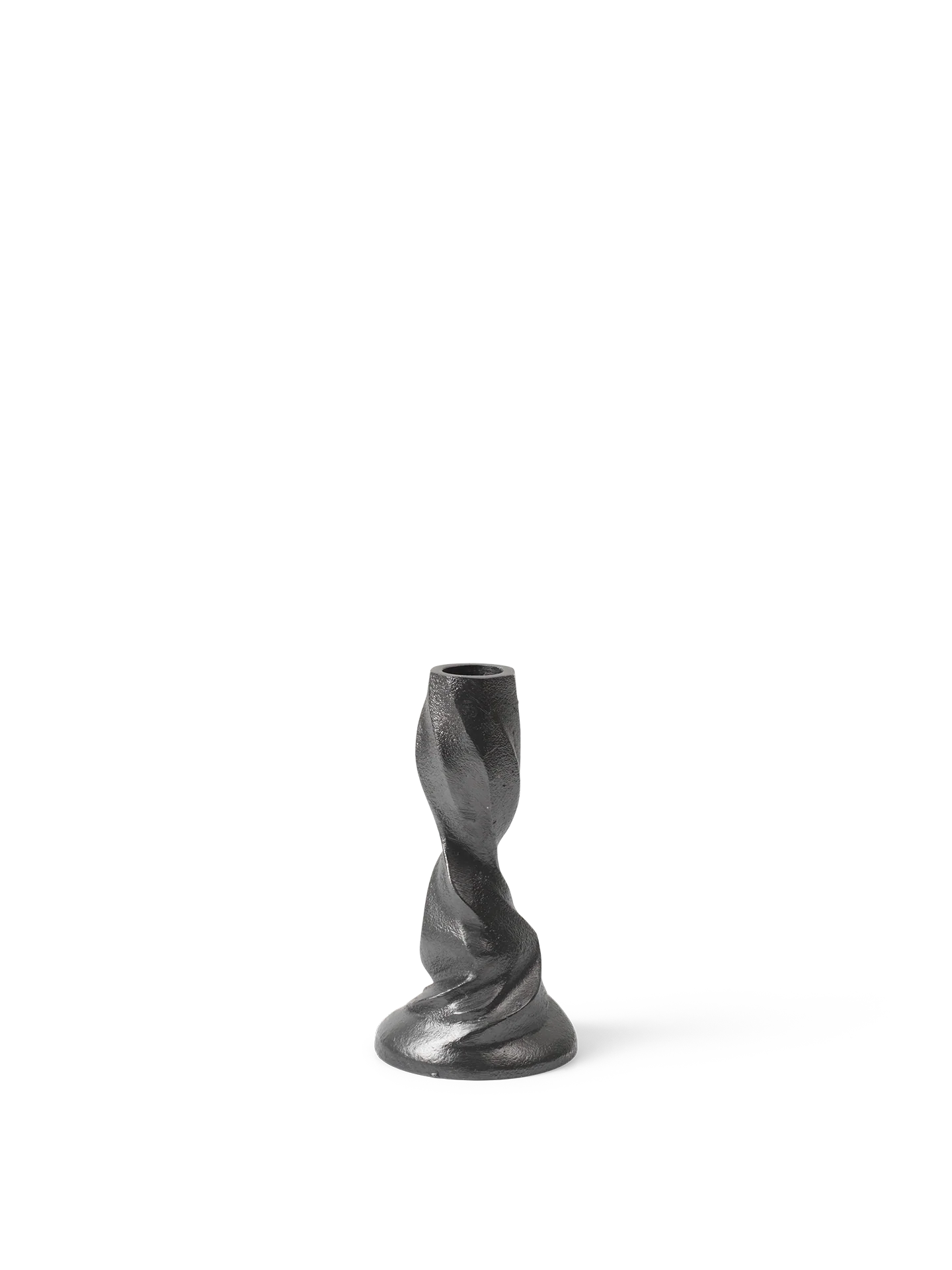 Gale Candle Holder - Small - Blackened Aluminium - Image 4
