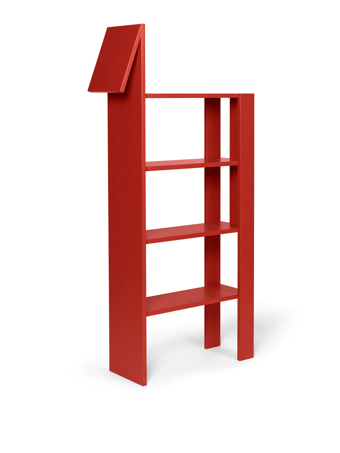 Giraffe Bookcase - Poppy Red