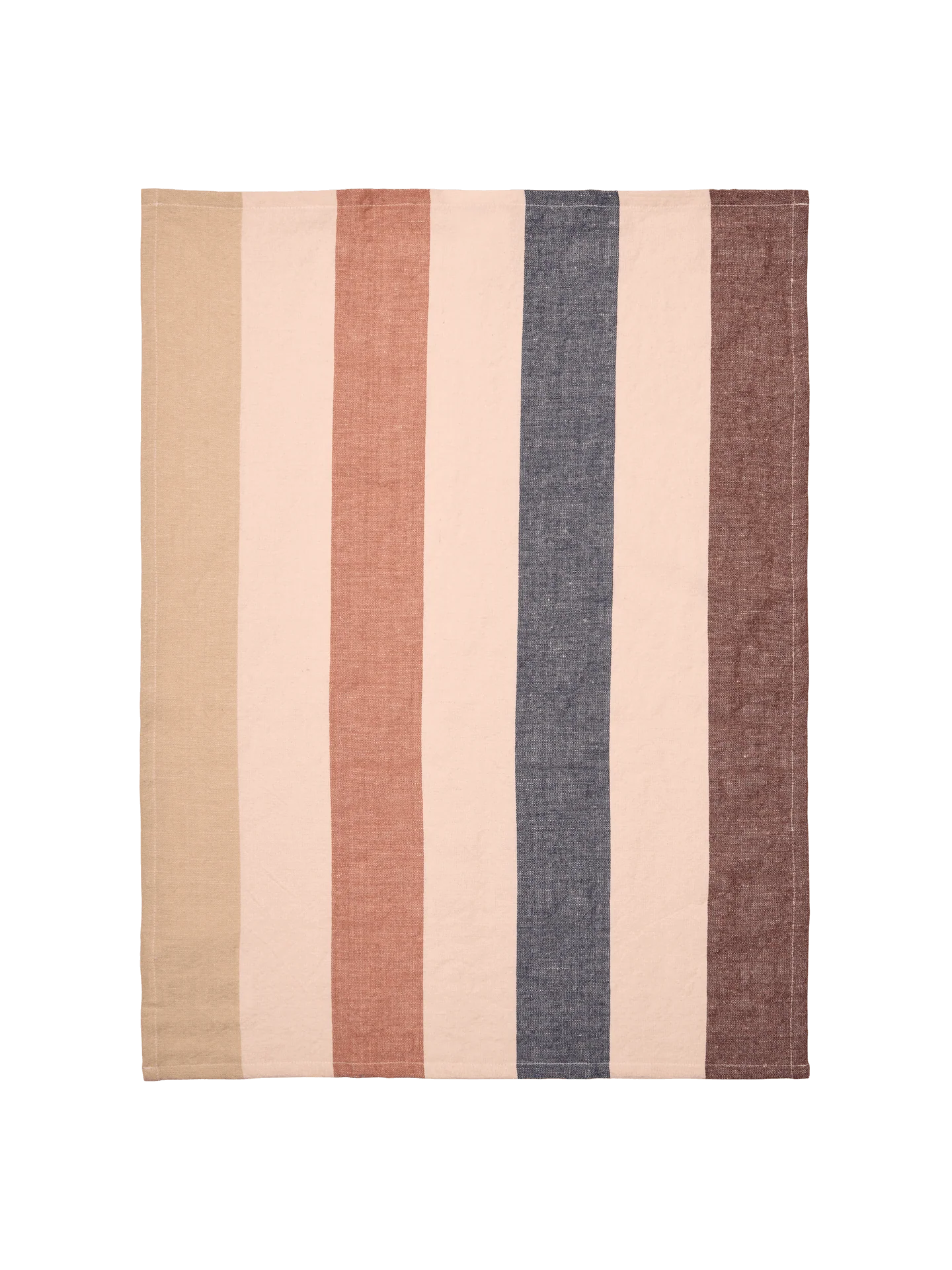 Hale Tea Towel - Cashmere/Mocha/Indigo Blue