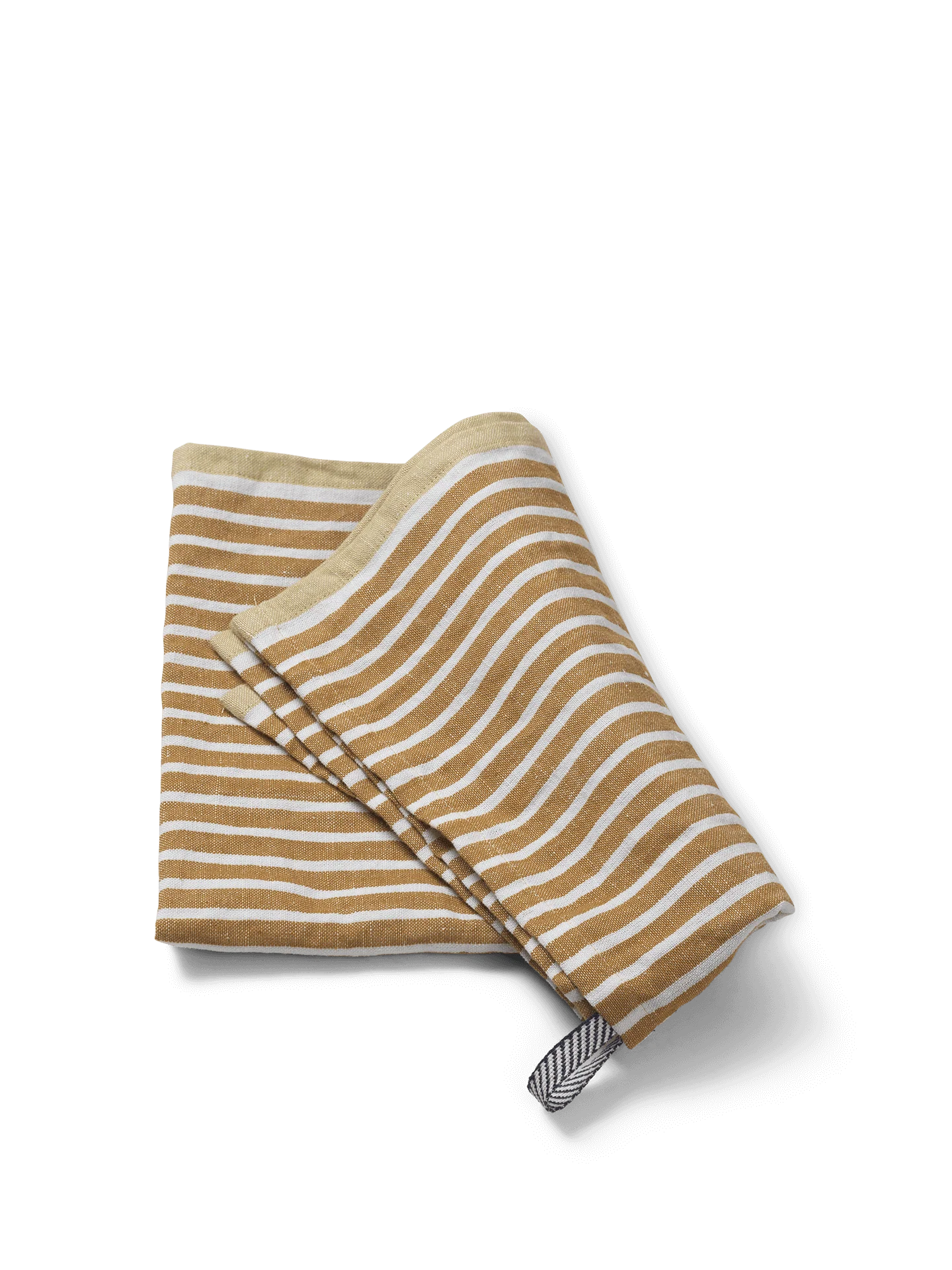 Hale Tea Towel - Golden Brown/Silver Fern - Image 4