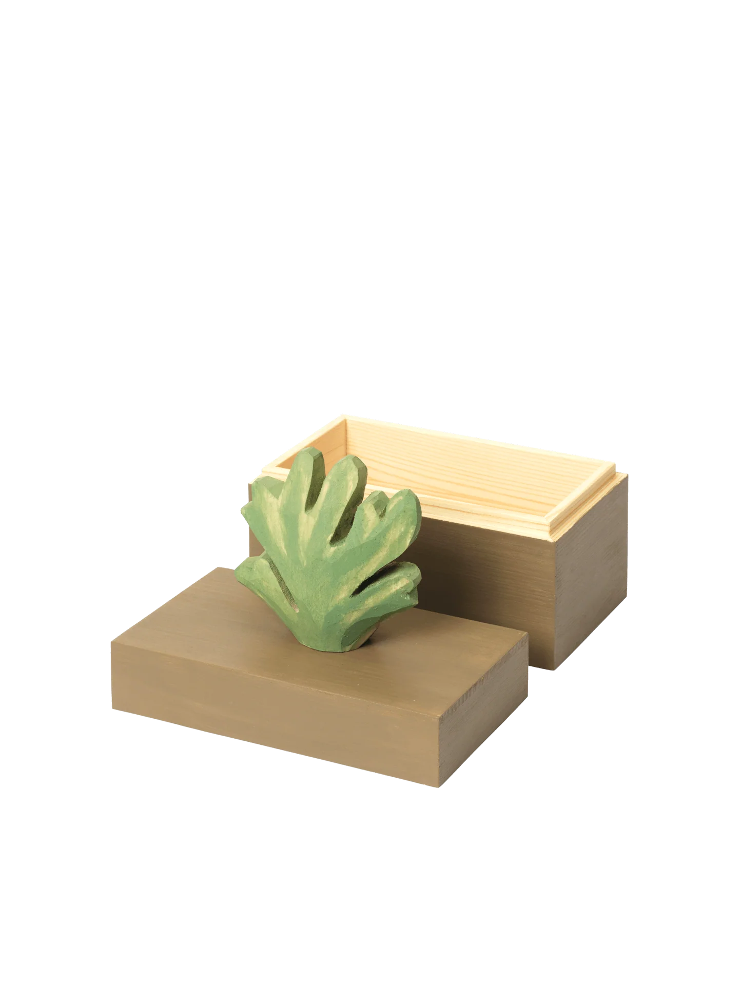 Harbour Box - Coral - Mistletoe/Tan - Image 3