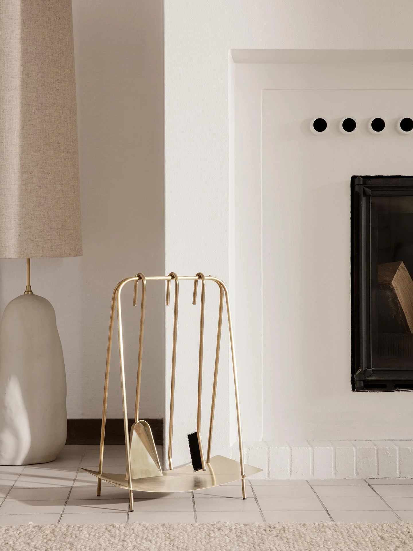 Hebe Lamp Base - Large - Off-White - UL - Image 2