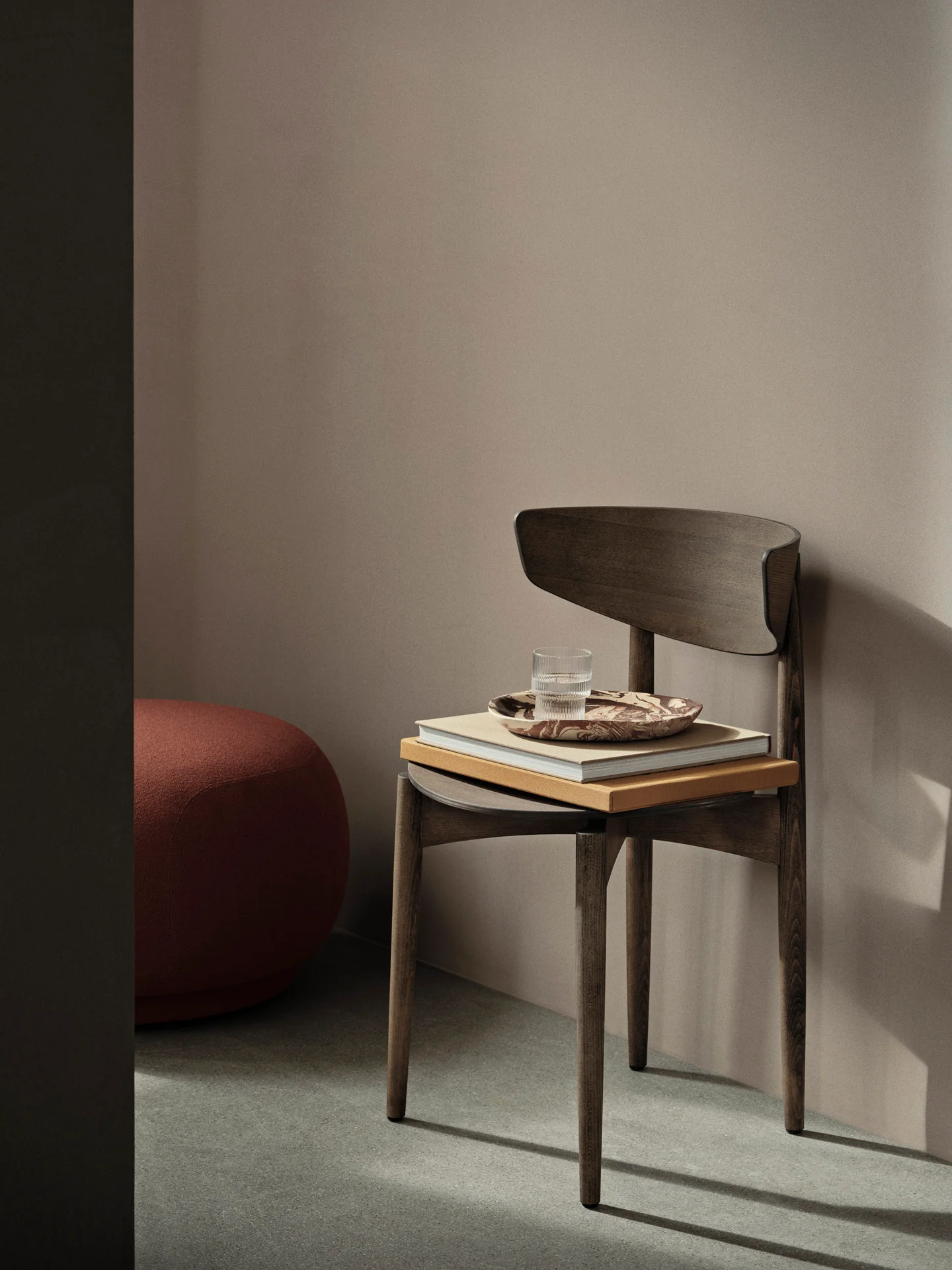 Herman Dining Chair - Wood - Dark Stained Beech - Image 4