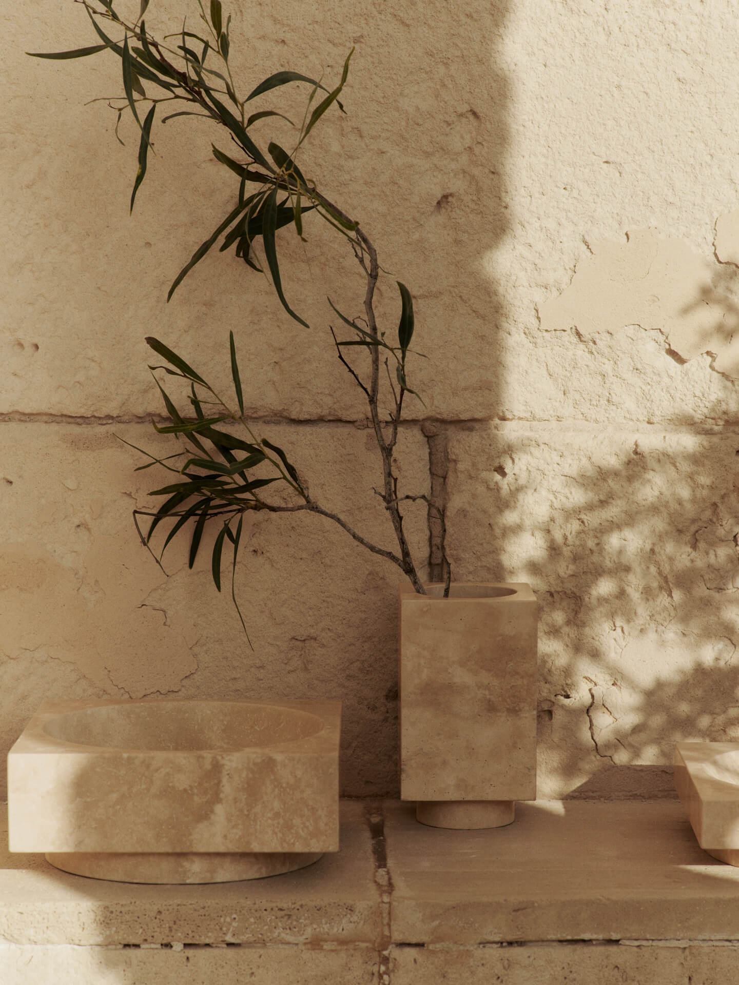 Hew Vase - Travertine - Image 2