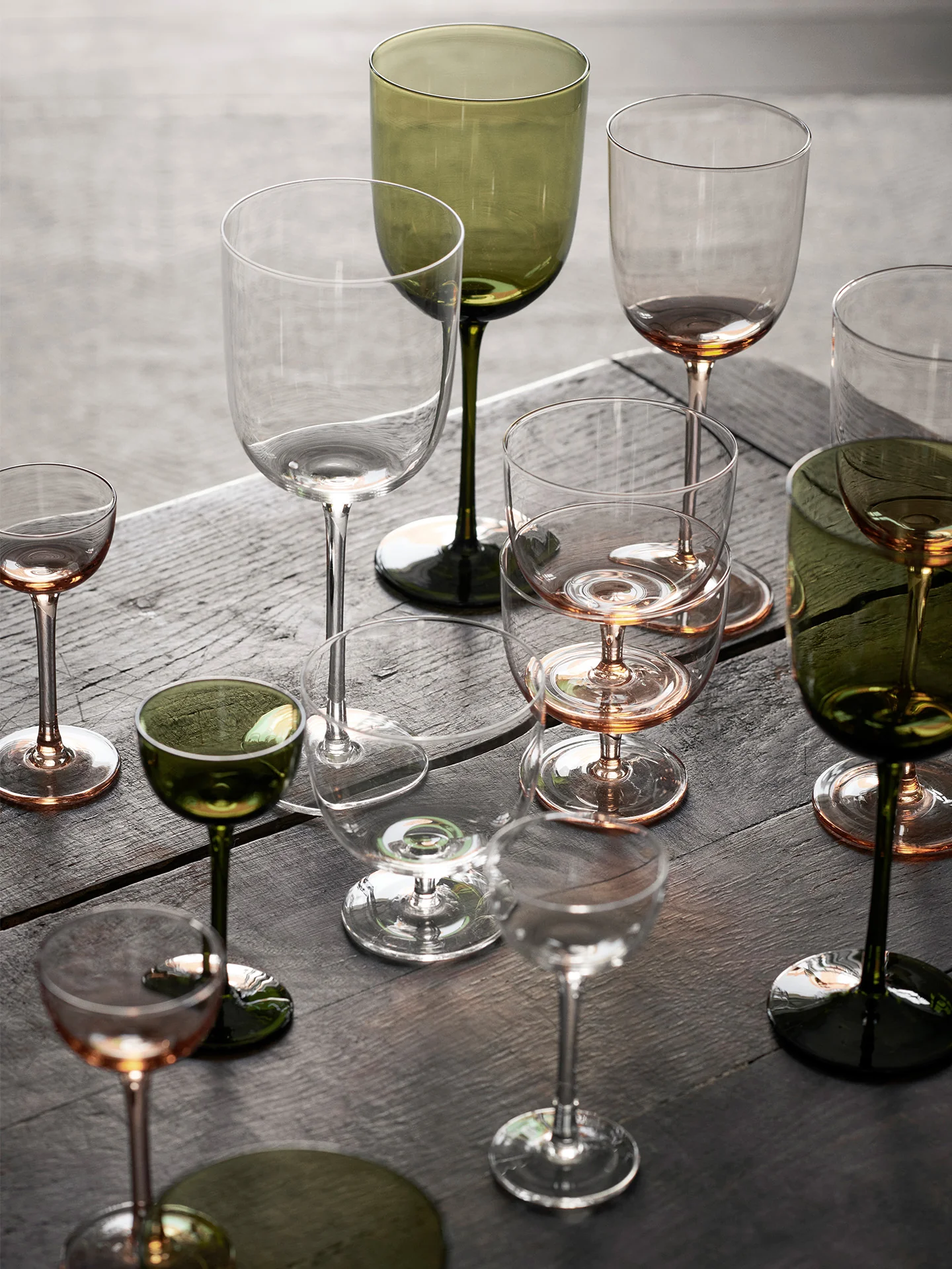 Host Red Wine Glasses - Set of 2 - Moss Green - Image 2