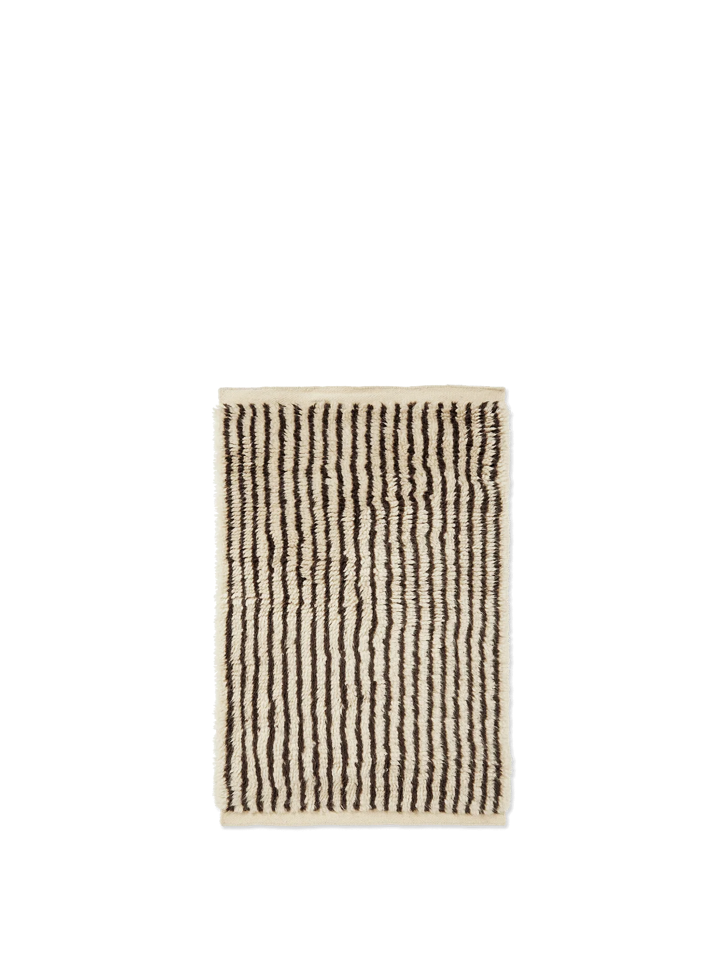 Kami Knotted Rug - Off-White/Coffee - Image 4