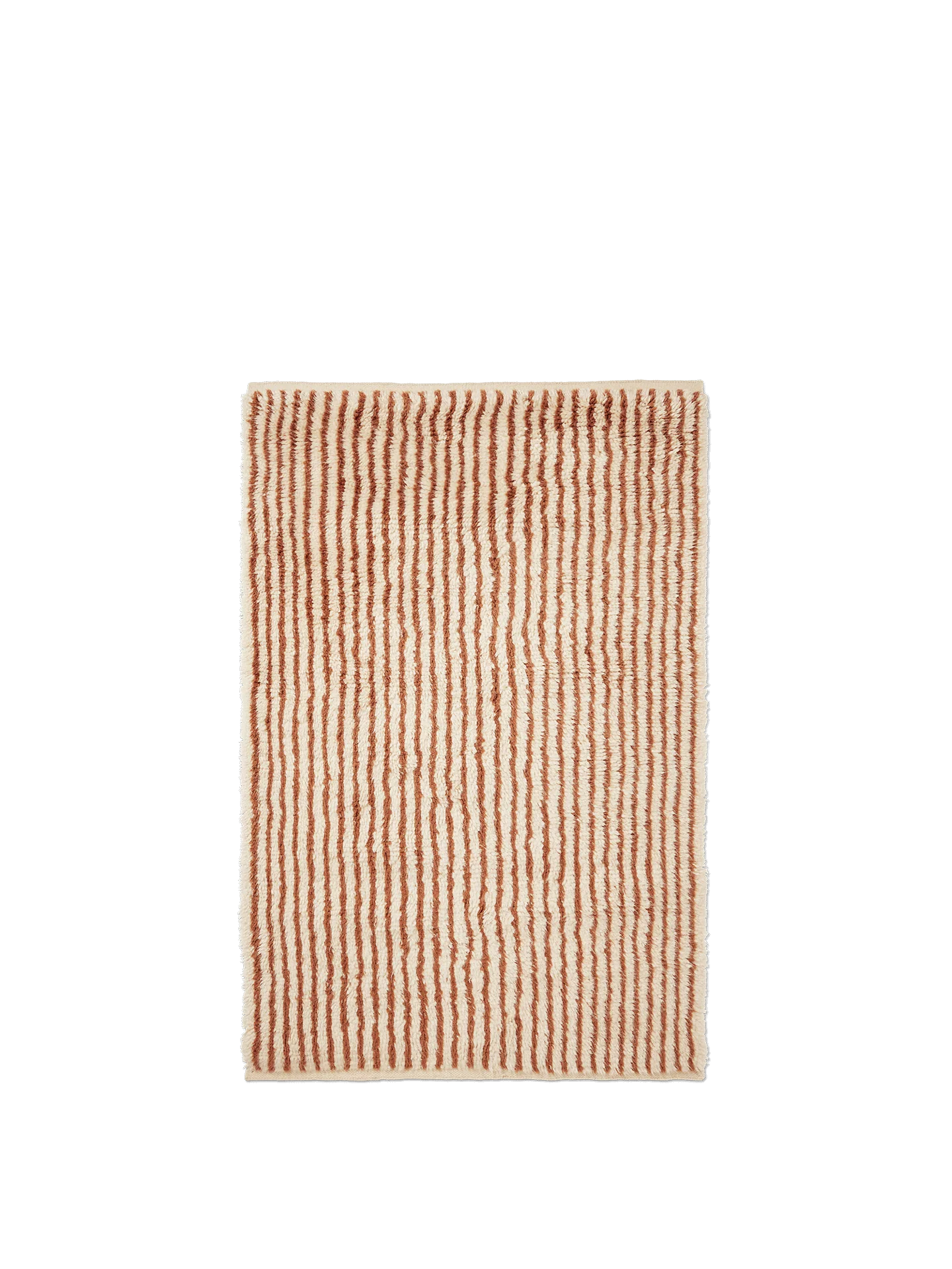 Kami Knotted Rug - Off-White/Red Brown