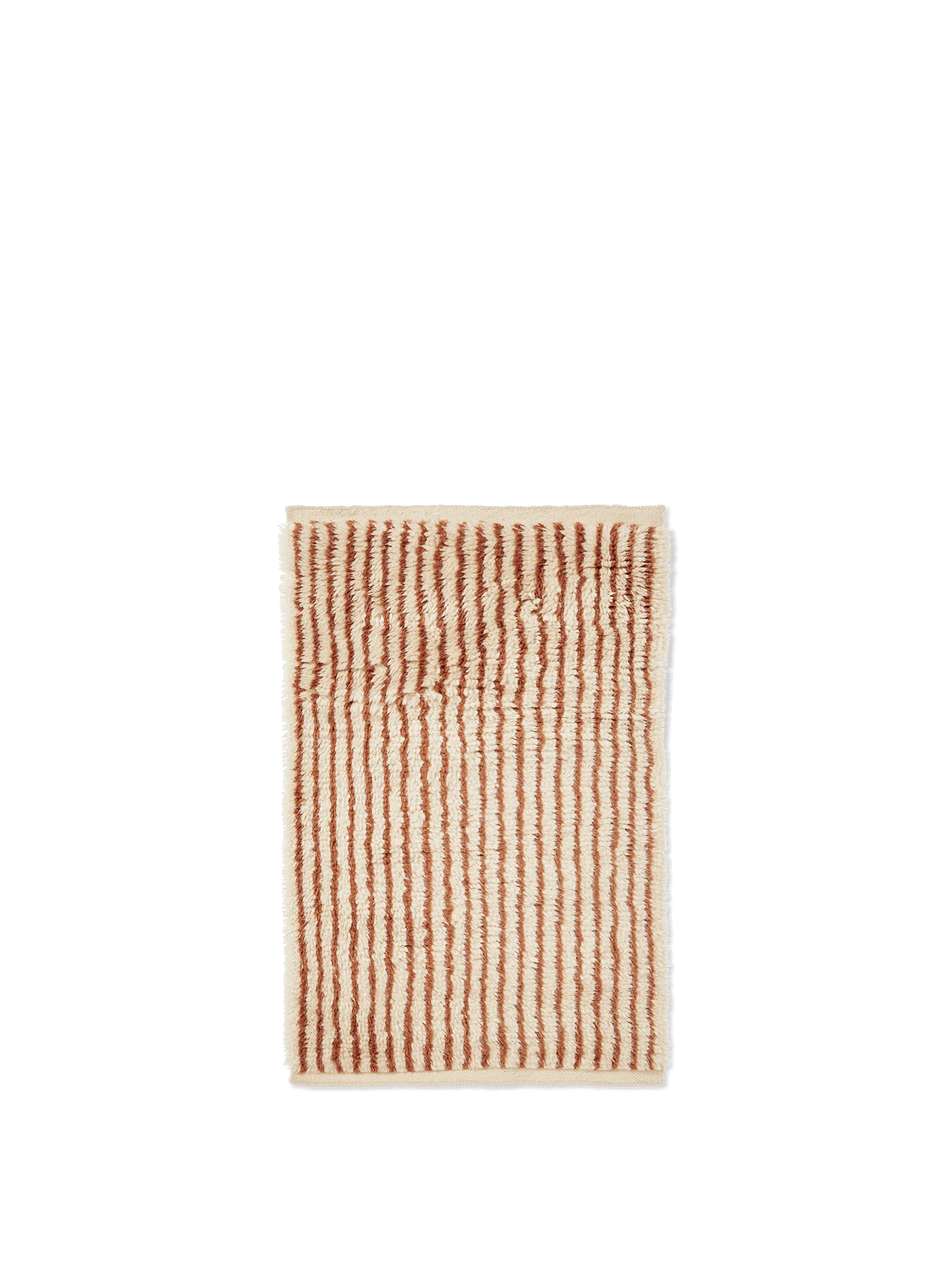 Kami Knotted Rug - Off-White/Red Brown - Image 4