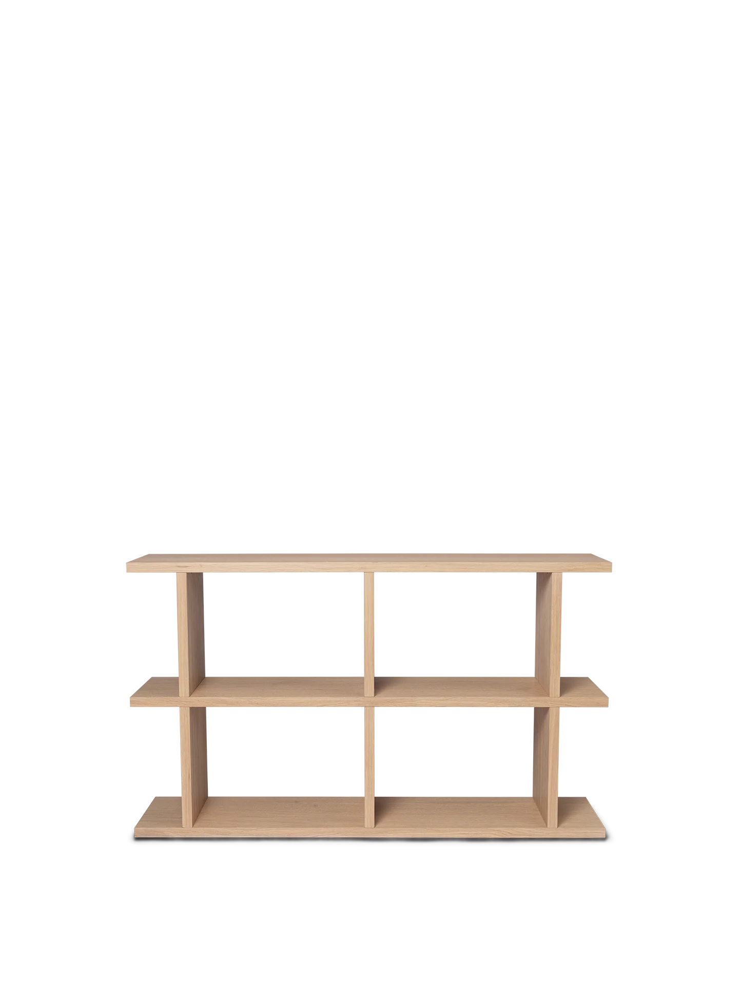 Kona Bookcase - 2x2 - Natural Oak Veneer