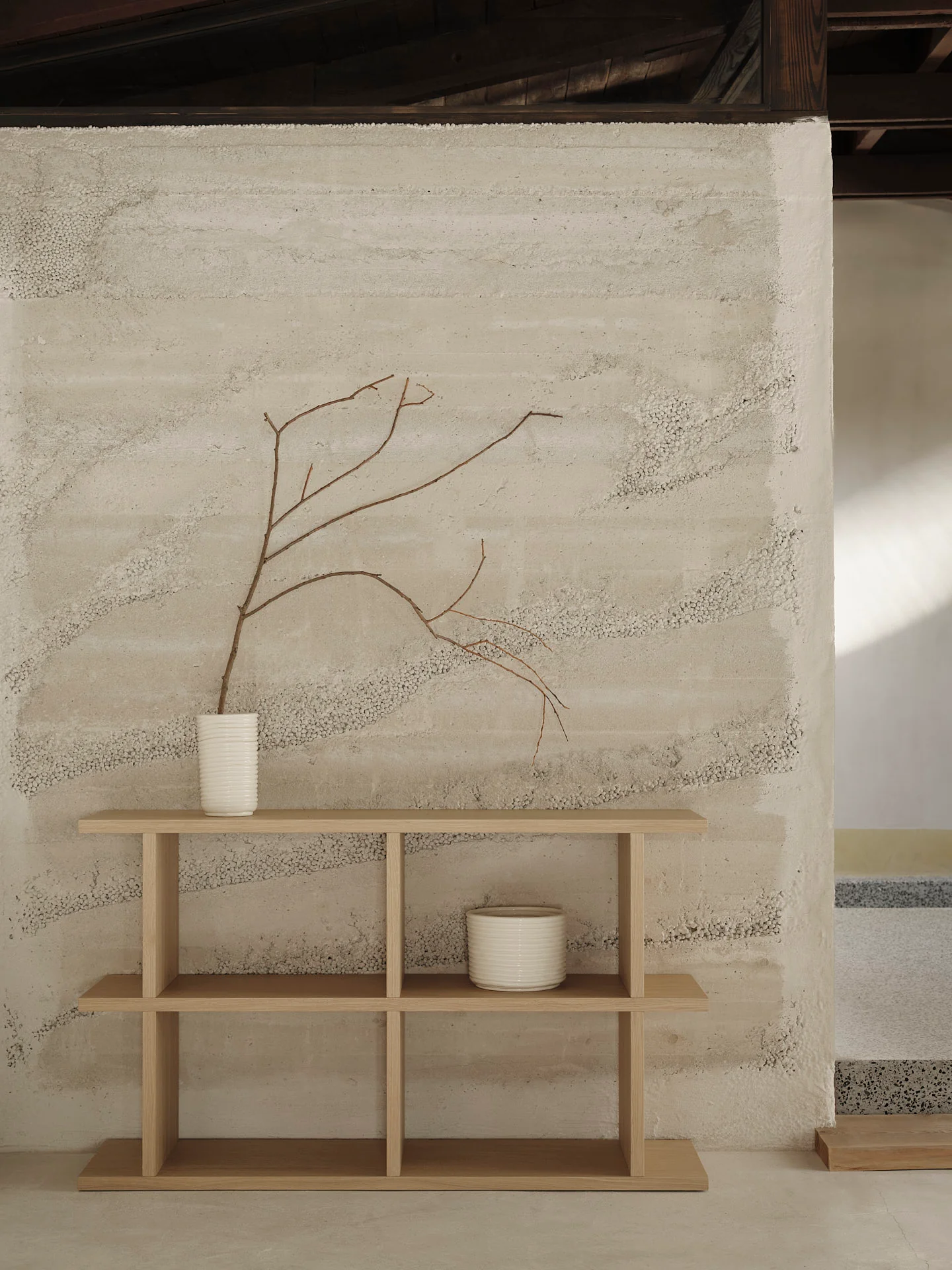 Kona Bookcase - 2x2 - Natural Oak Veneer - Image 2