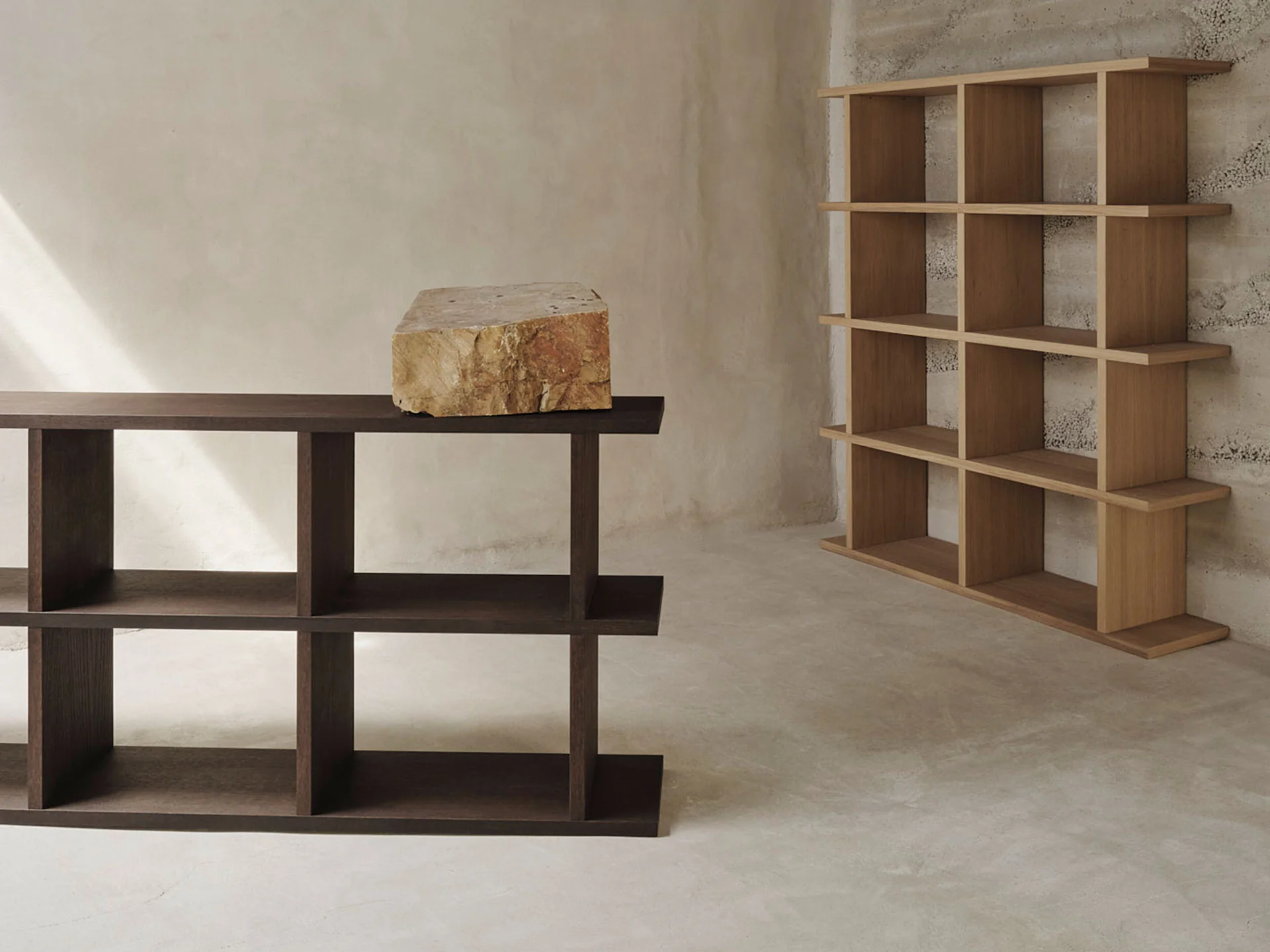 Kona Bookcase - 3x2 - Dark Stained Oak - Image 3
