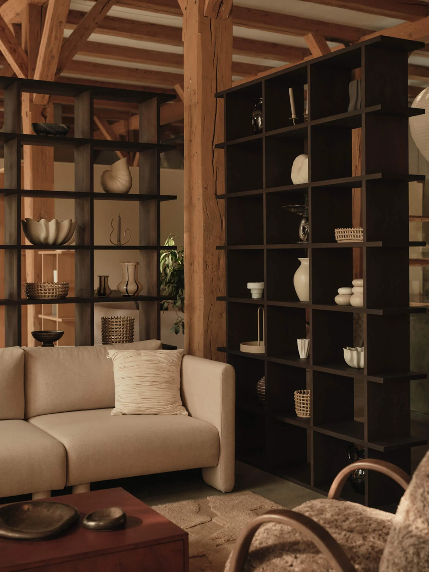 Kona Bookcase - 3x6 - Dark Stained Oak - Image 2