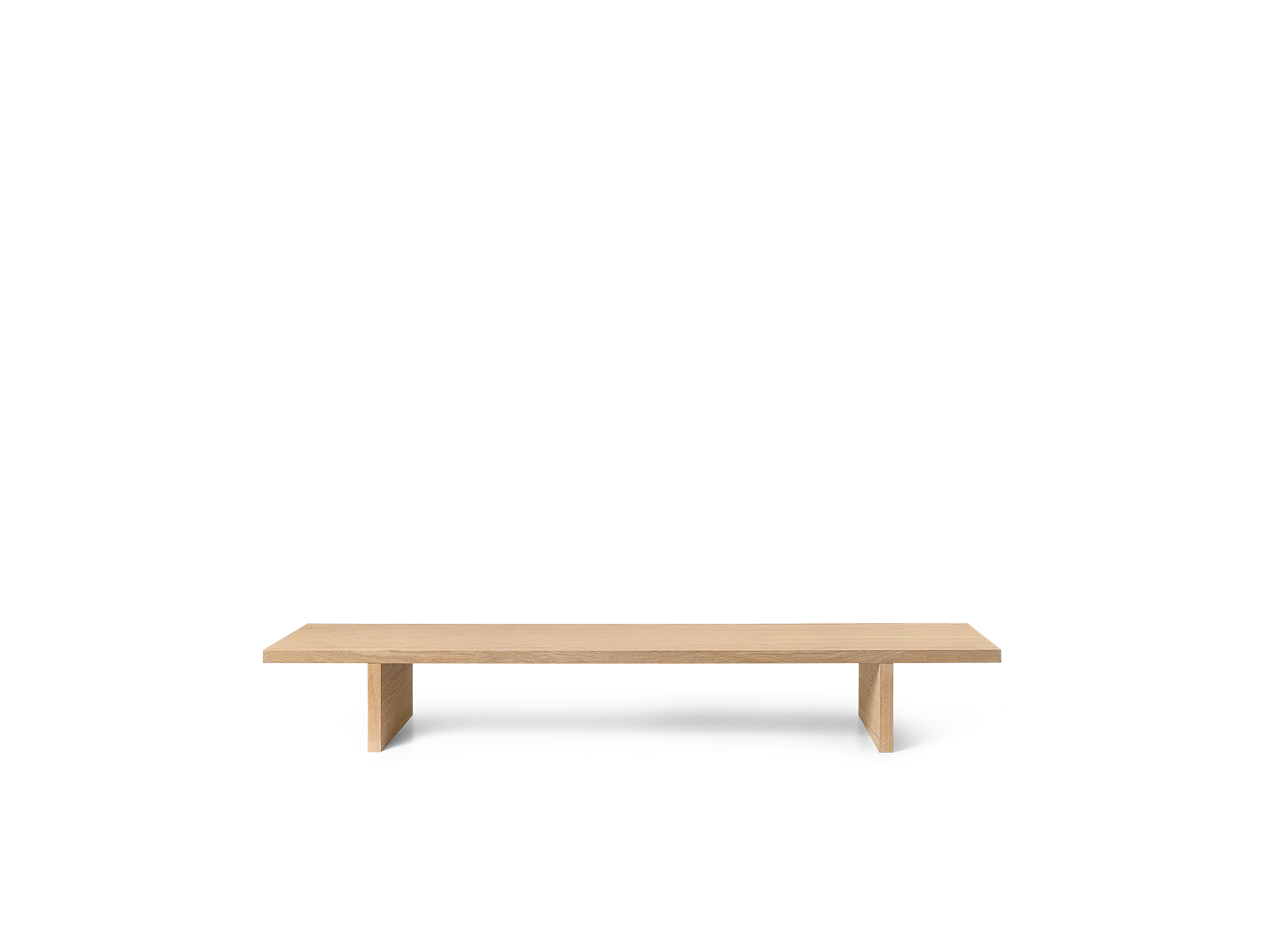 Kona Display Table - Natural Oak Veneer