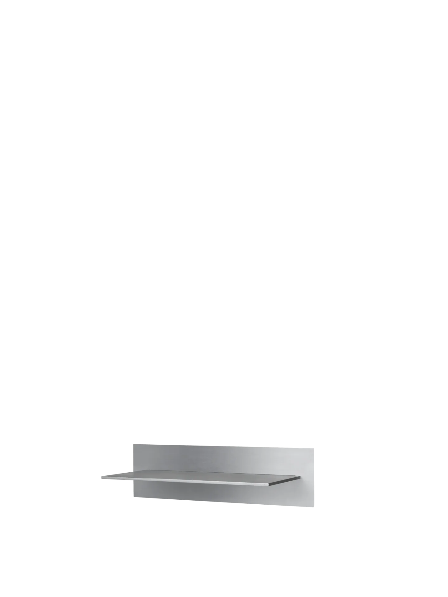 Lager Wall Shelf - Single - Small - Aluminium