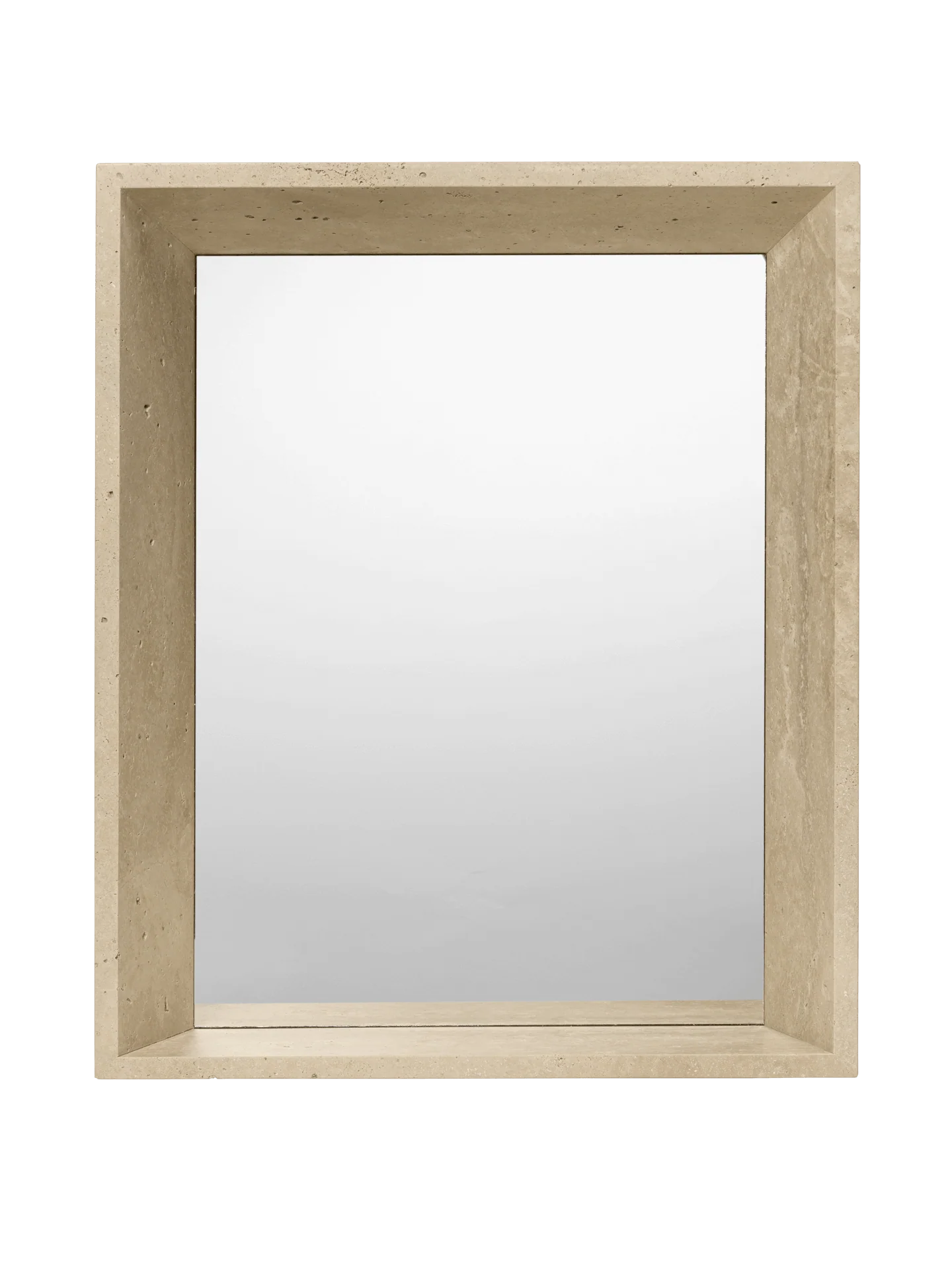 Lancet Mirror - Travertine