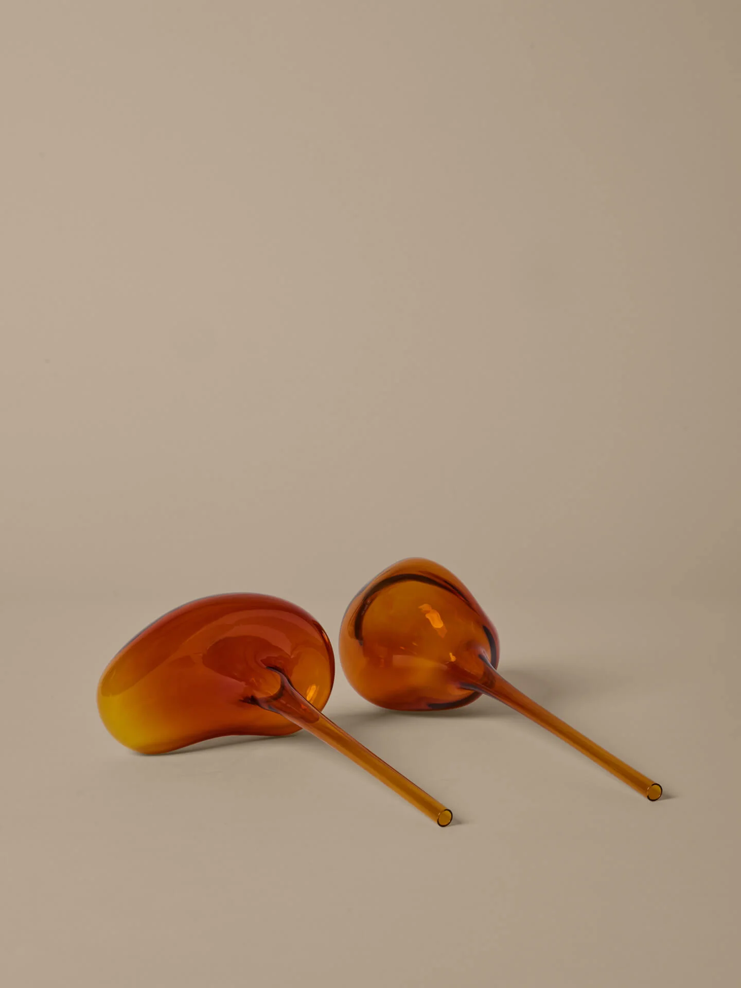 Mercury Water Globes - Small - Set of 2 - Amber - Image 3