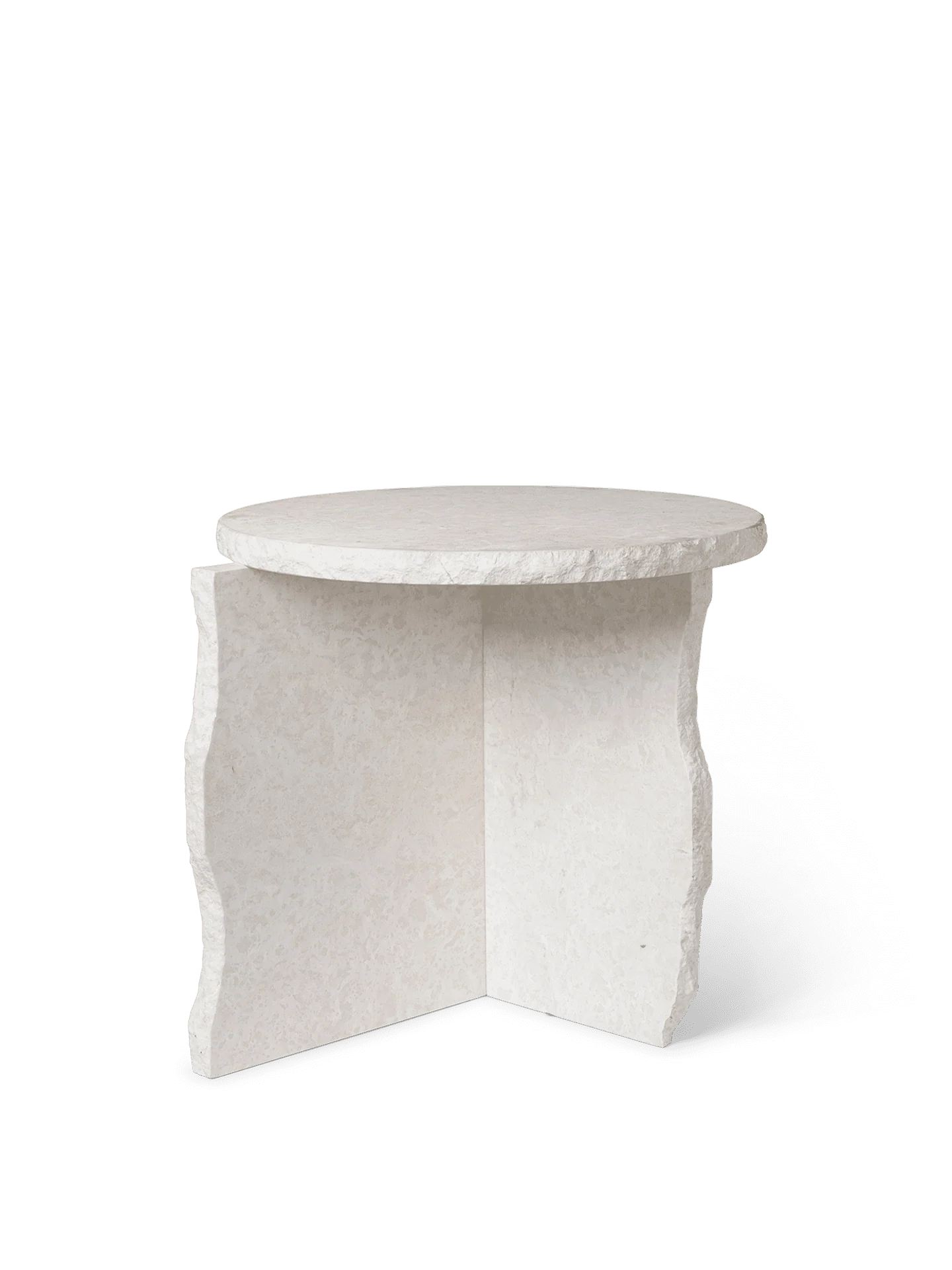 Mineral Sculptural Table - Bianco Curia