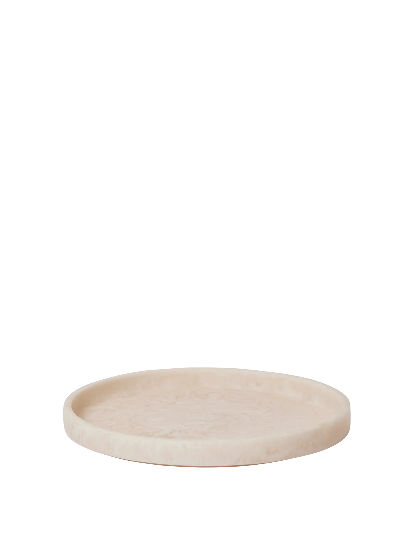 Mist Round Tray - Pearl