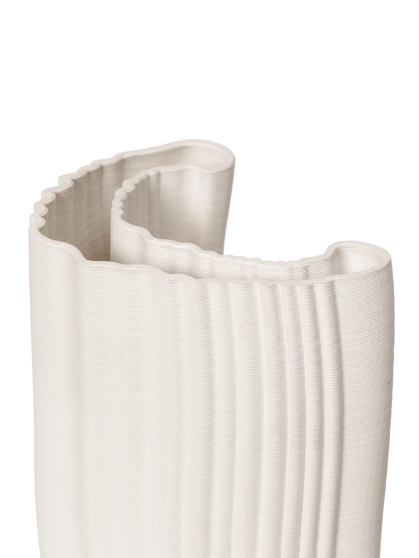 Moire Vase - Large - Off-White - Image 3