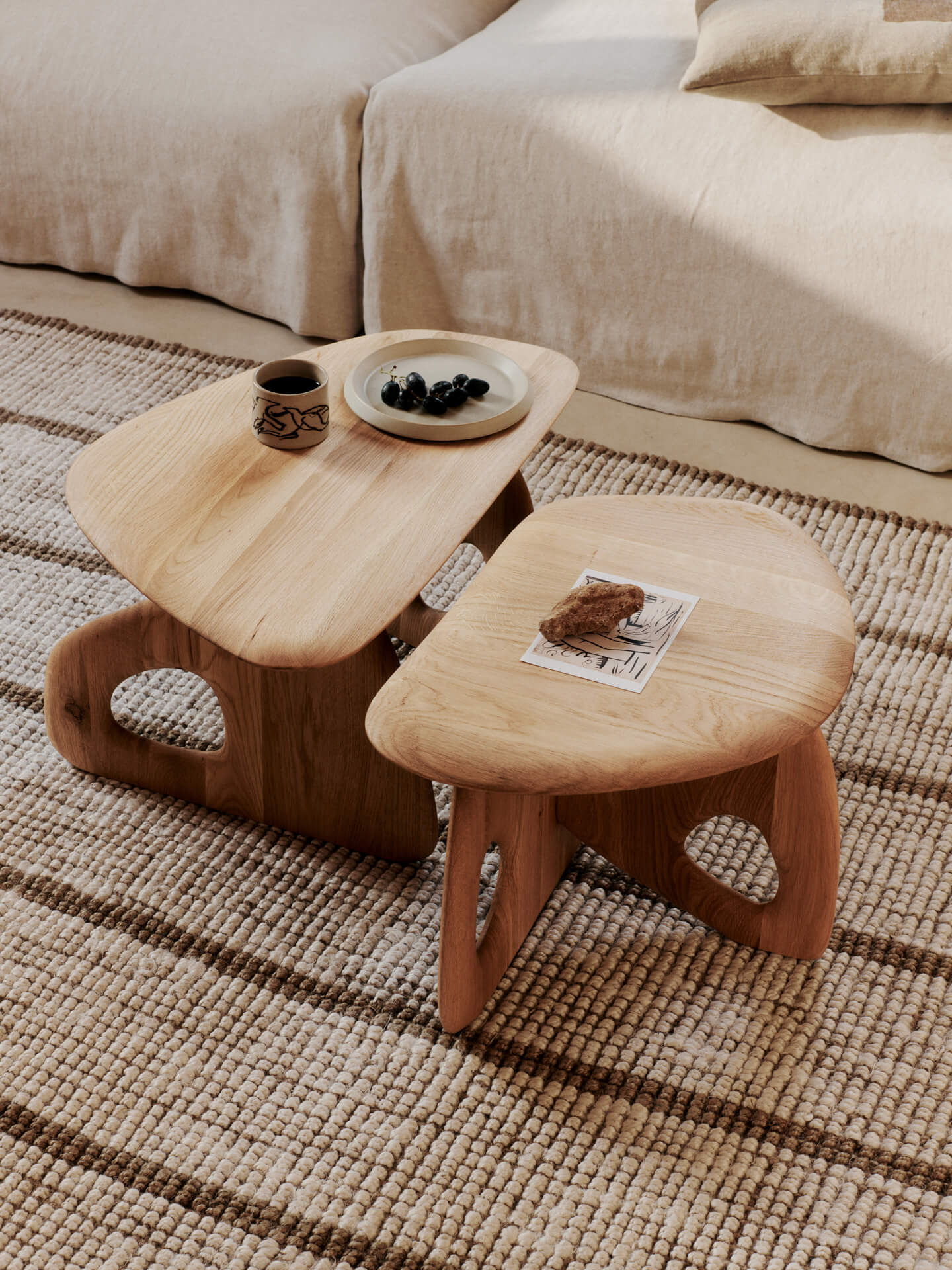 Oar Coffee Table - Large - Natural Oak - Image 2