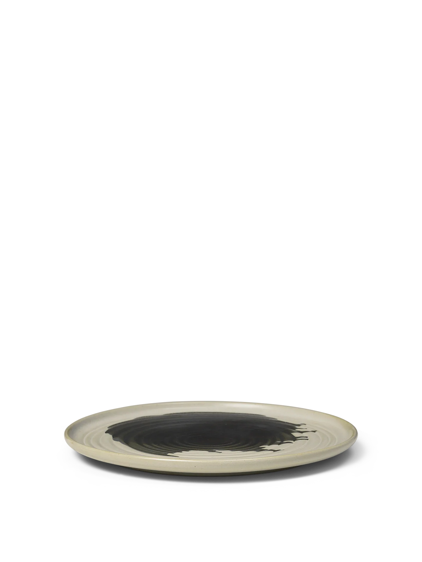 Omhu Plate - Medium - Off-White/Charcoal