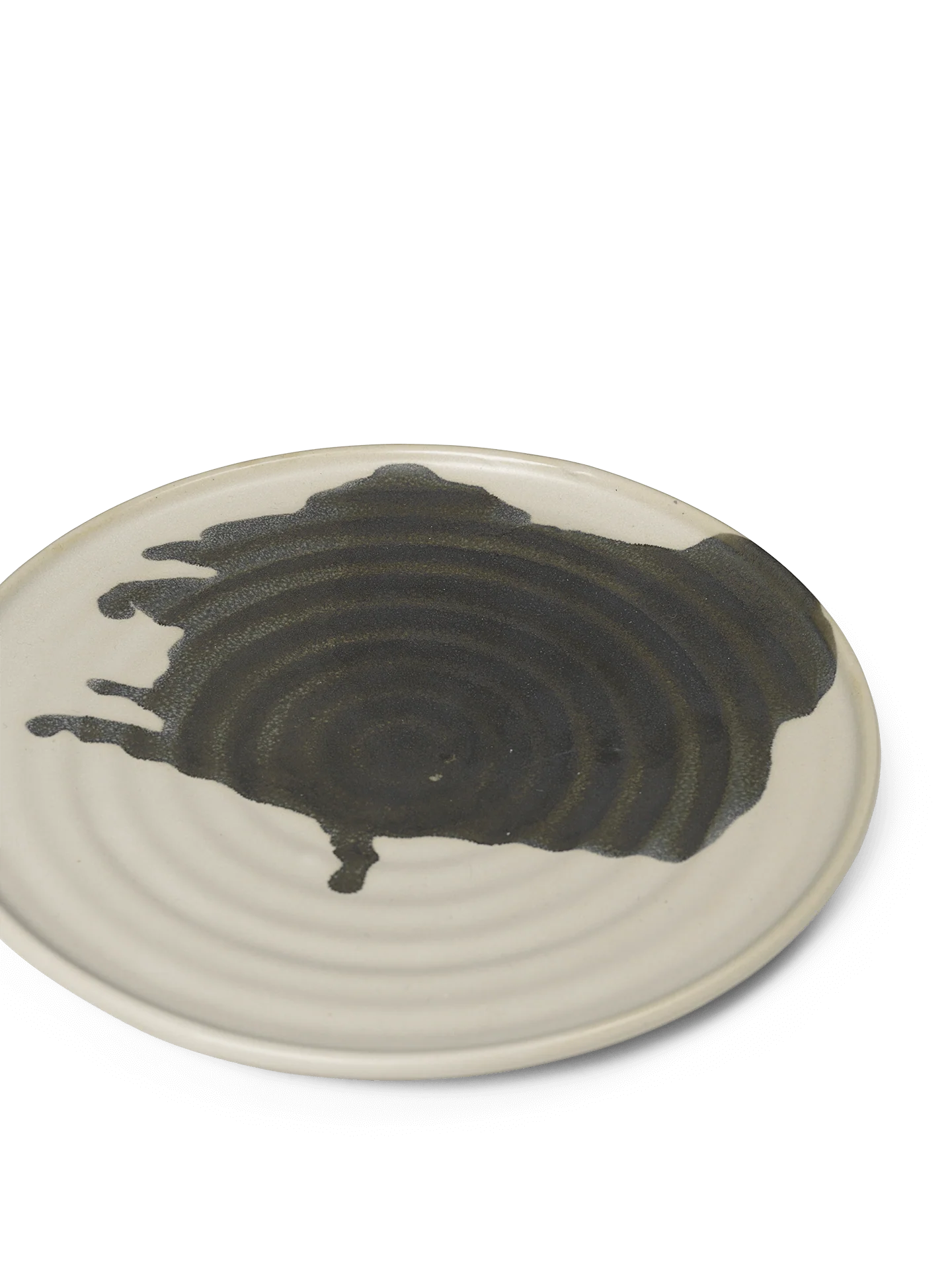 Omhu Plate - Small - Off-White/Charcoal - Image 3
