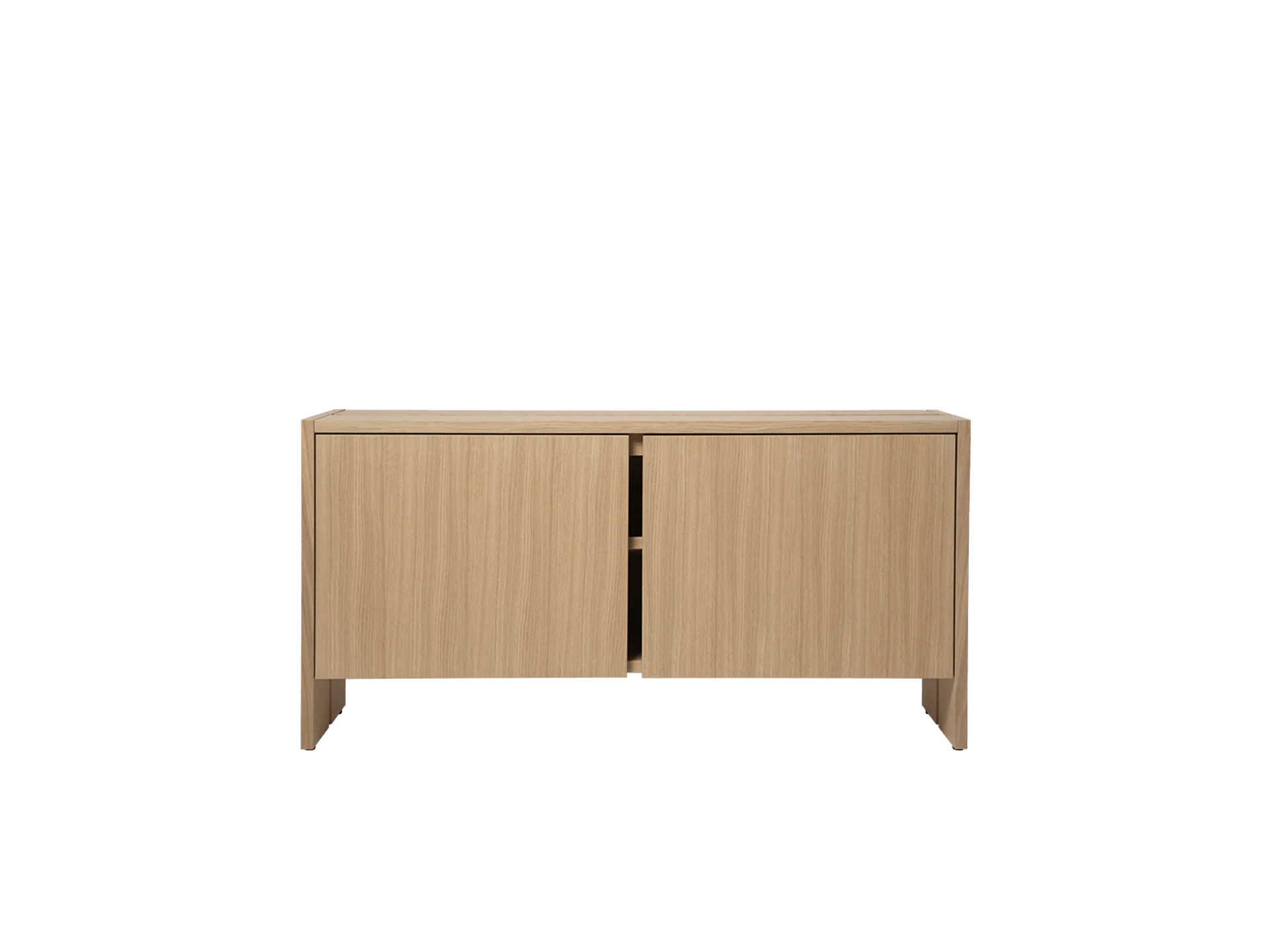 Parcel Hallway Cabinet - Low - Natural Oak