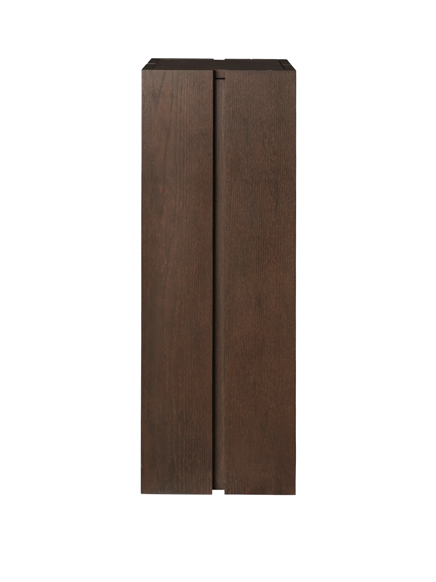 Parcel Pedestal - Dark Stained Oak