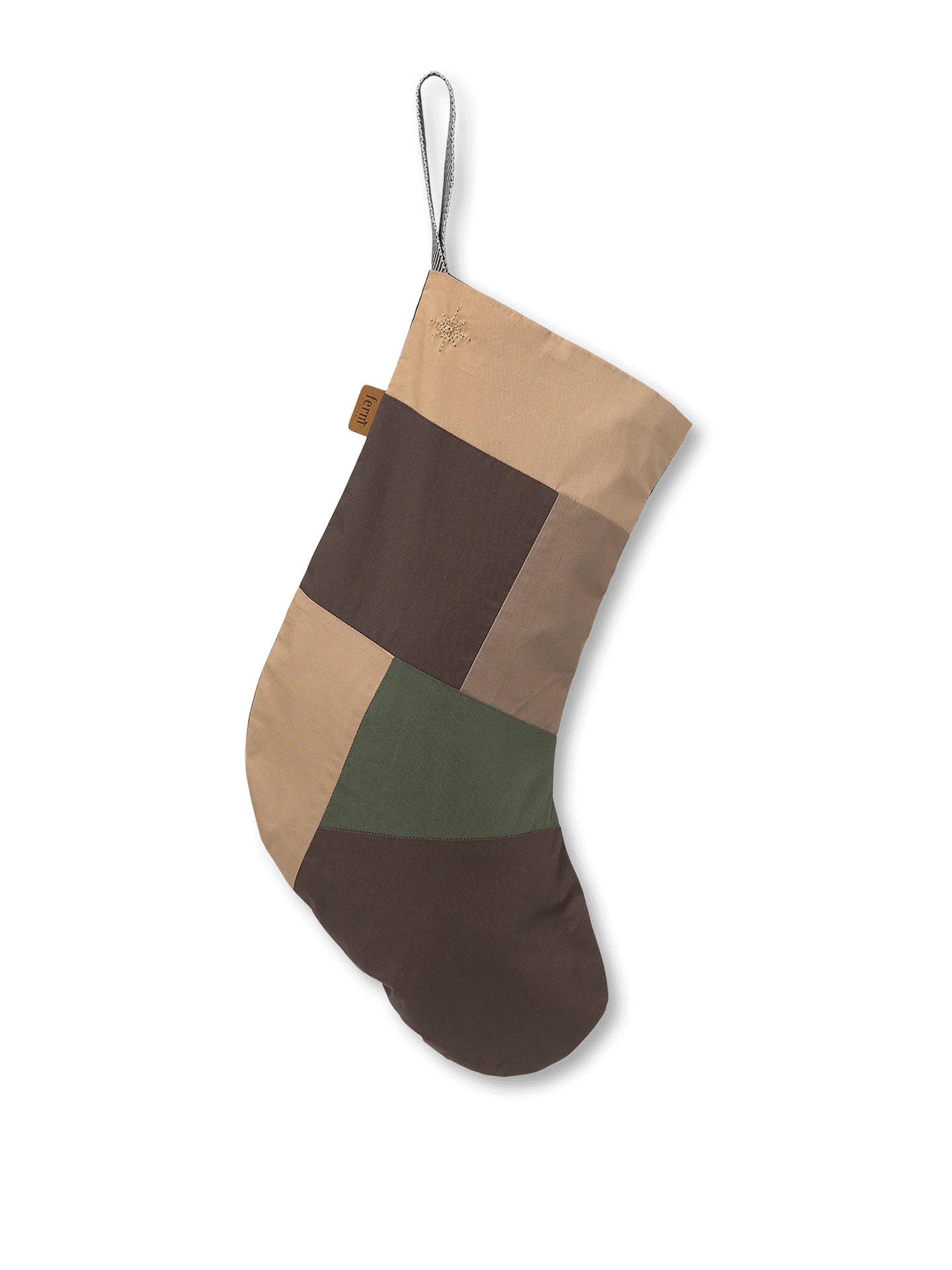 Patchwork Christmas Stocking - Multi